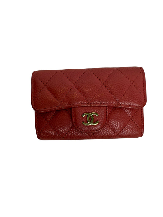 Chanel Pink Caviar Key Case T7040