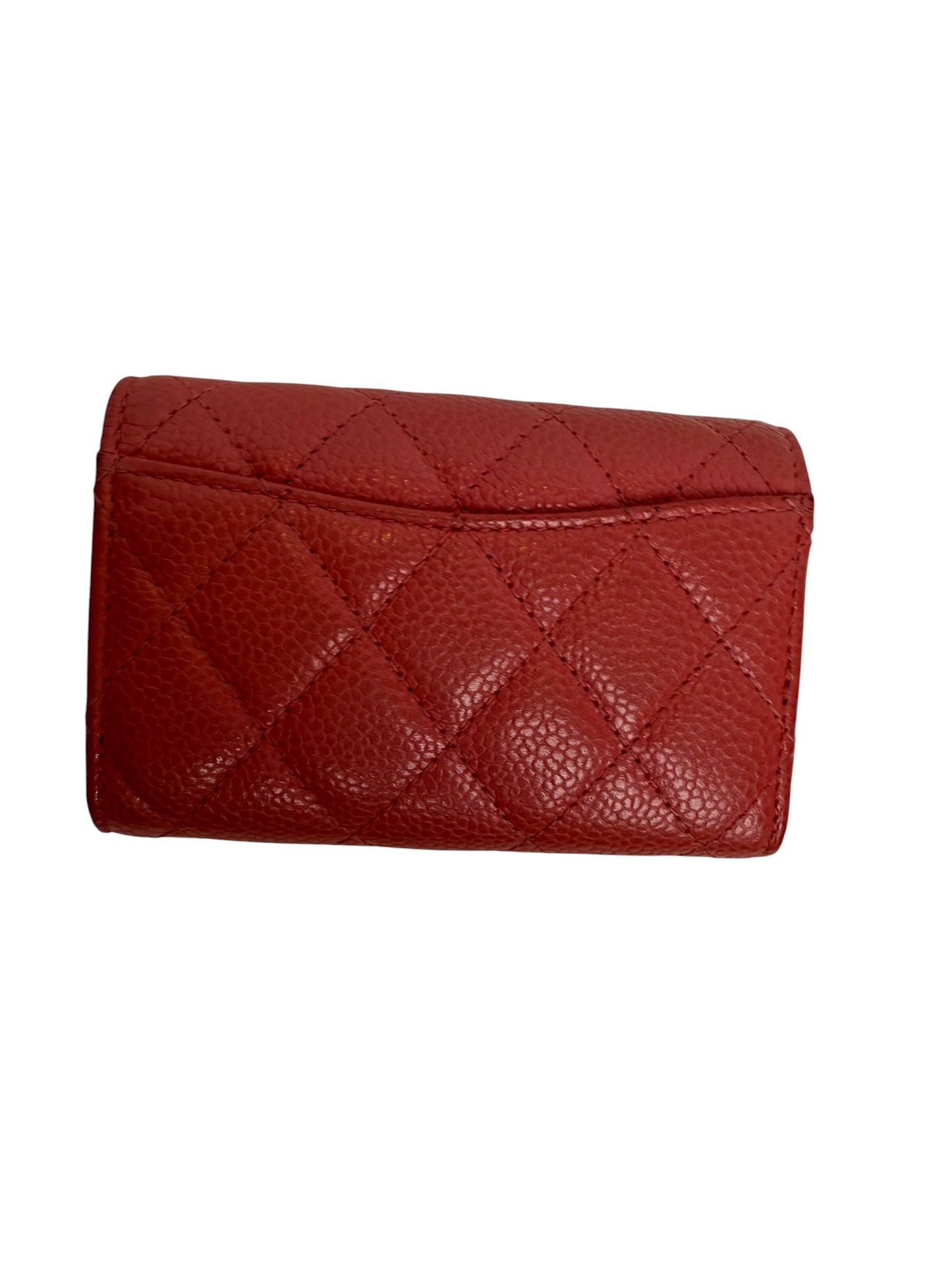 Chanel Pink Caviar Key Case T7040