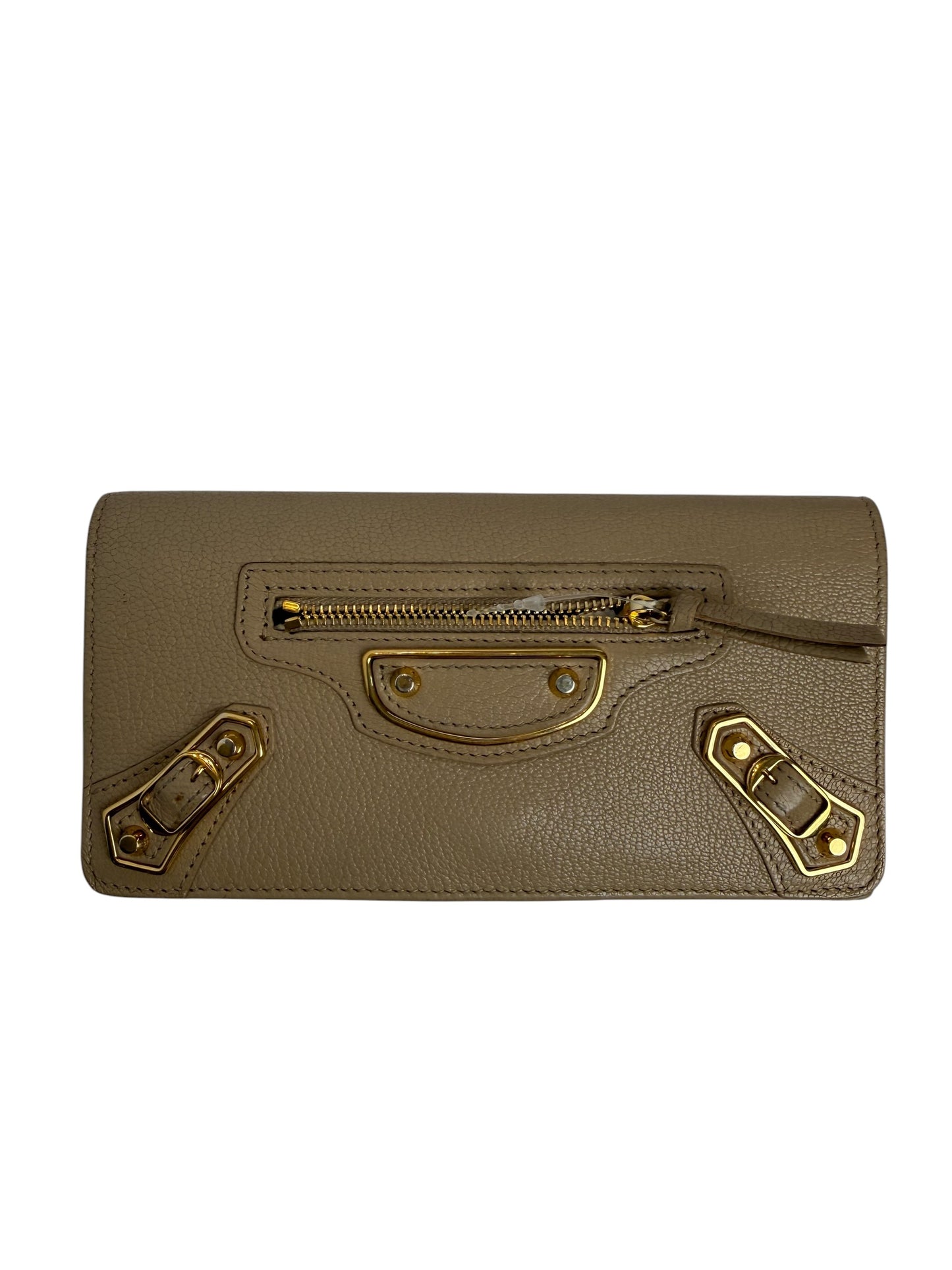 Balenciaga Tan Flap Wallet T7271
