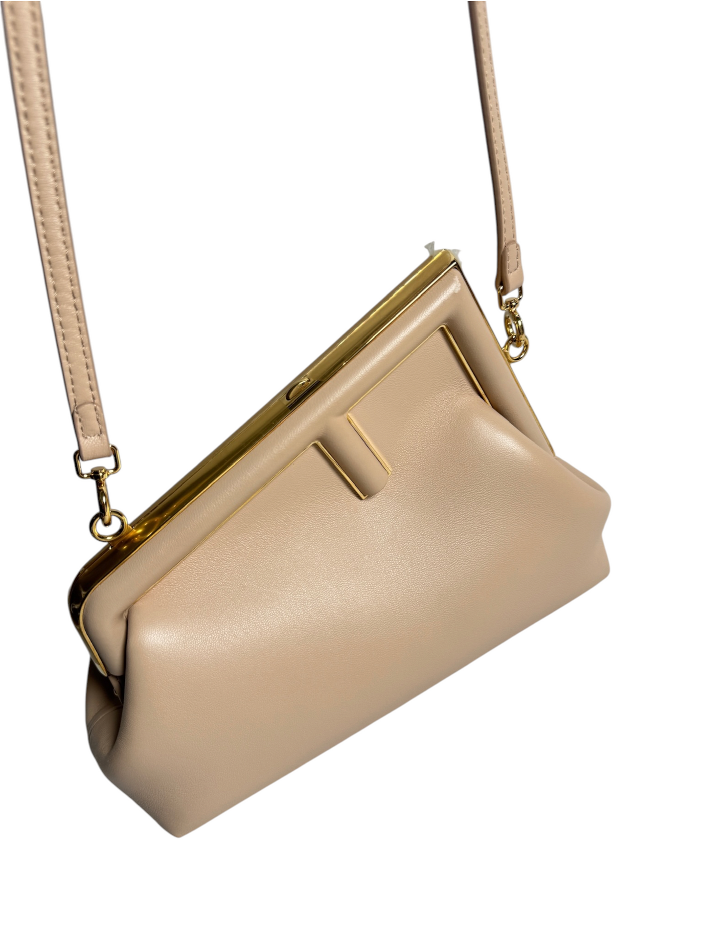 Fendi Small Beige First Shoulder Bag T8663