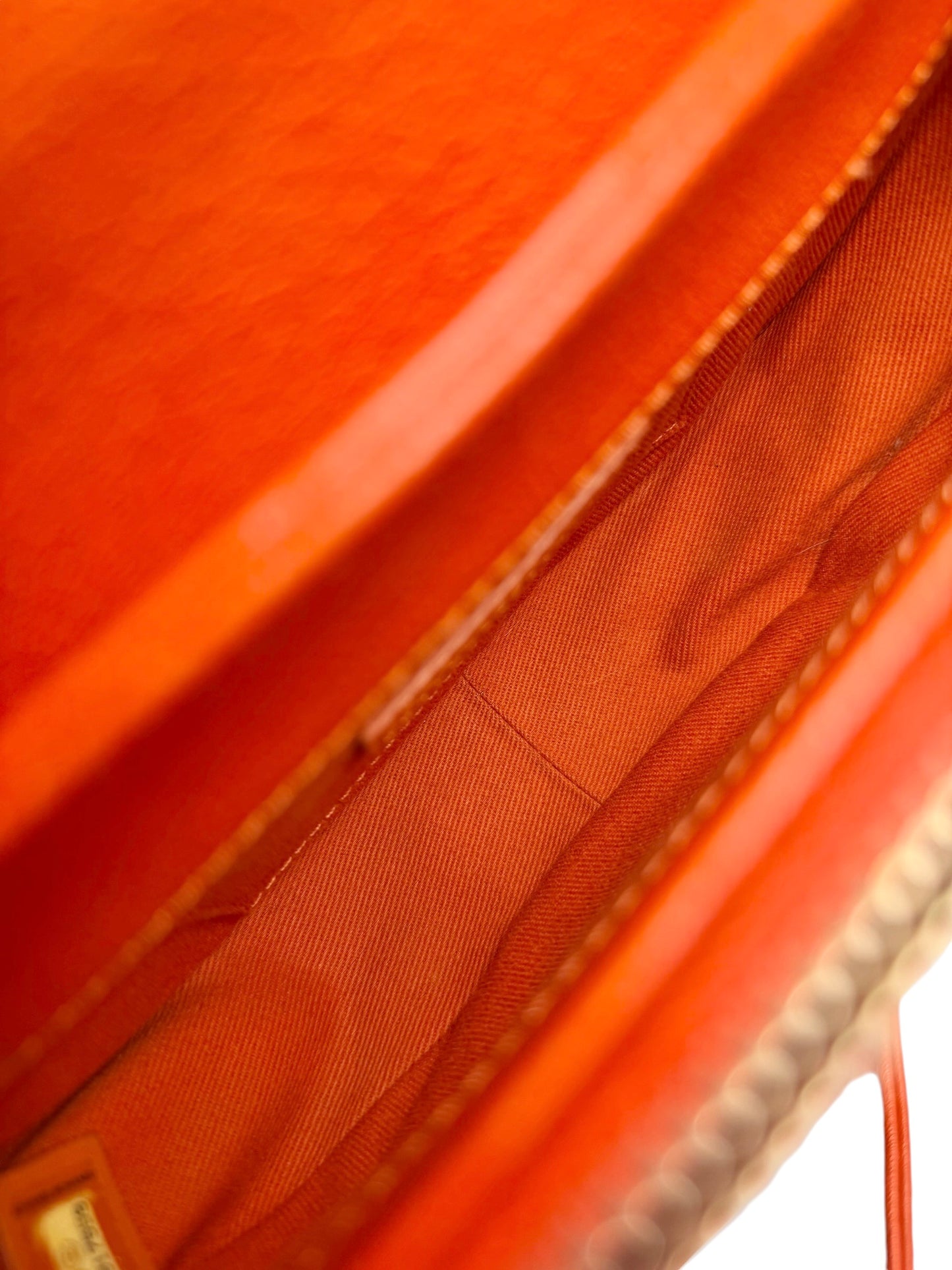 Chanel Orange Curve Flap T6728