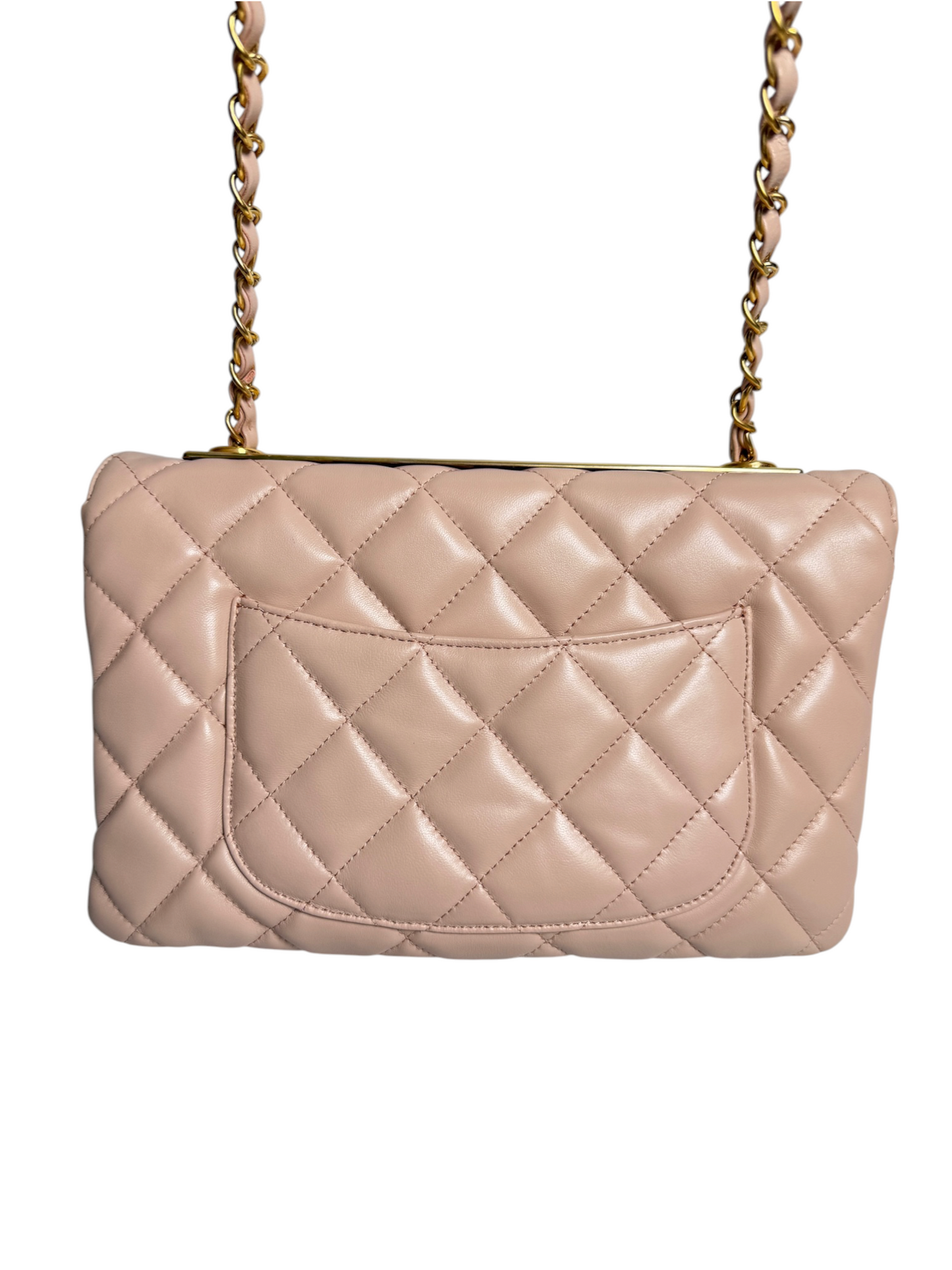 Chanel Light Pink Trendy CC Flap GHW T8765