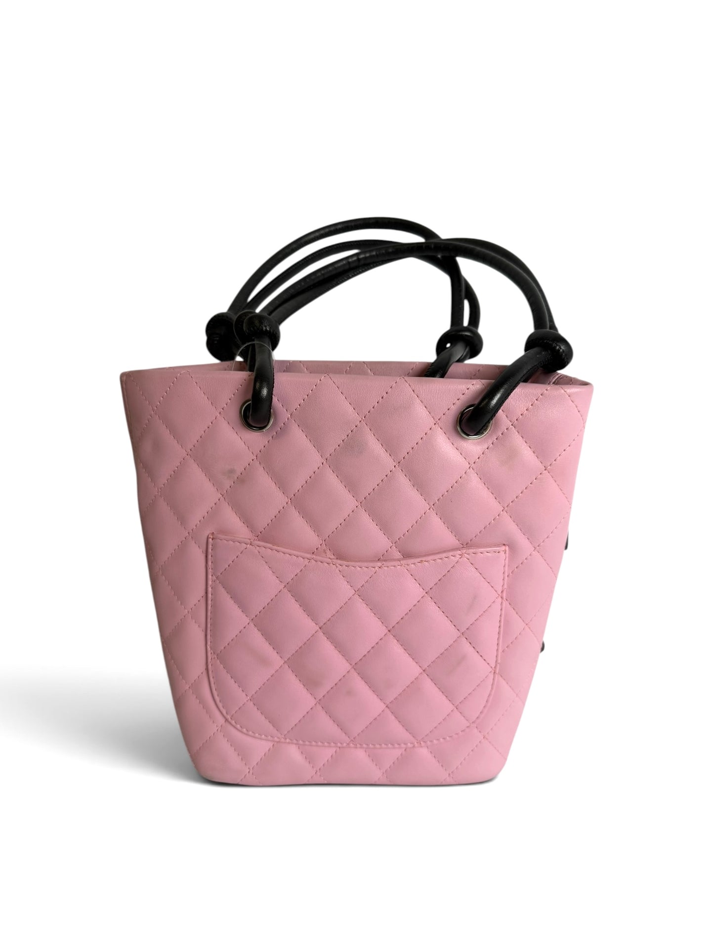 Chanel Pink Quilted Cambon Mini Tote