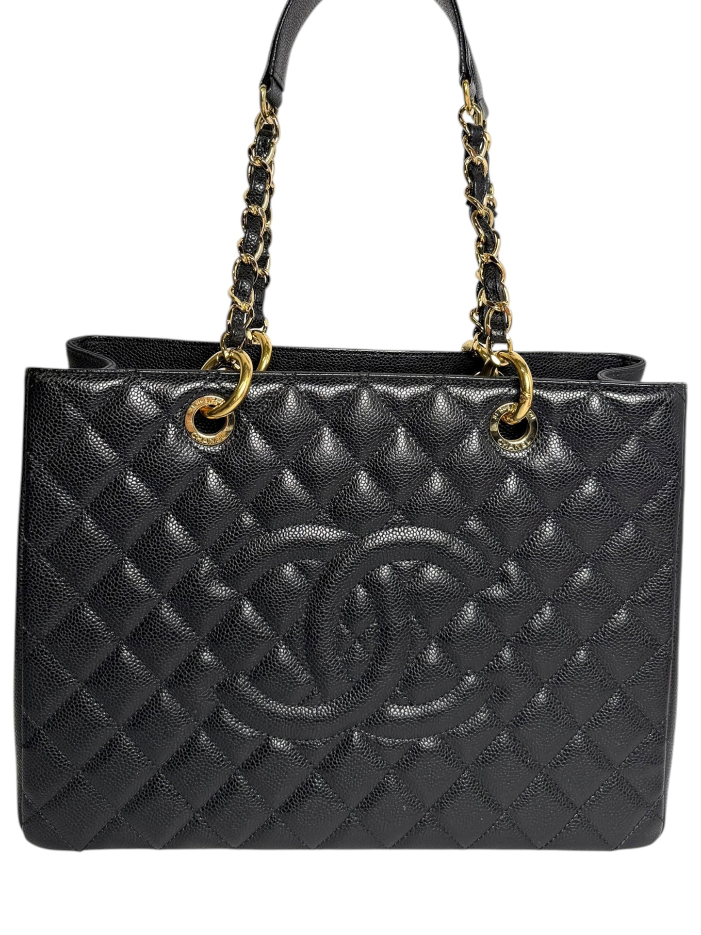 Chanel Black Caviar GST GHW