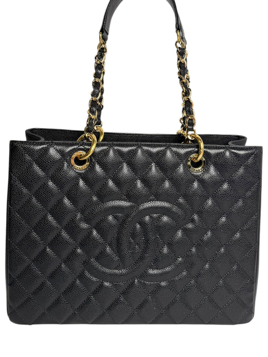 Chanel Black Caviar GST GHW