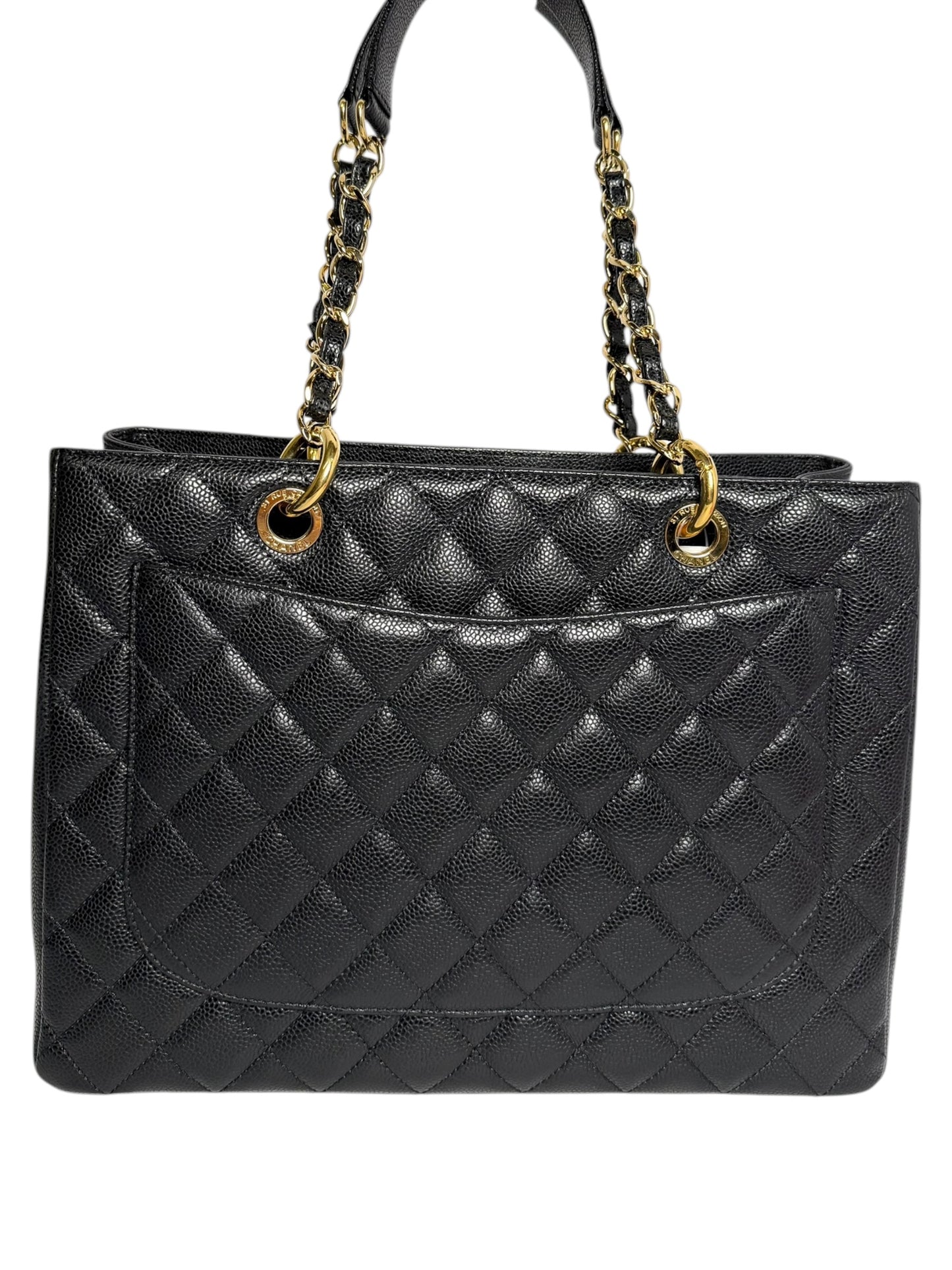 Chanel Black Caviar GST GHW