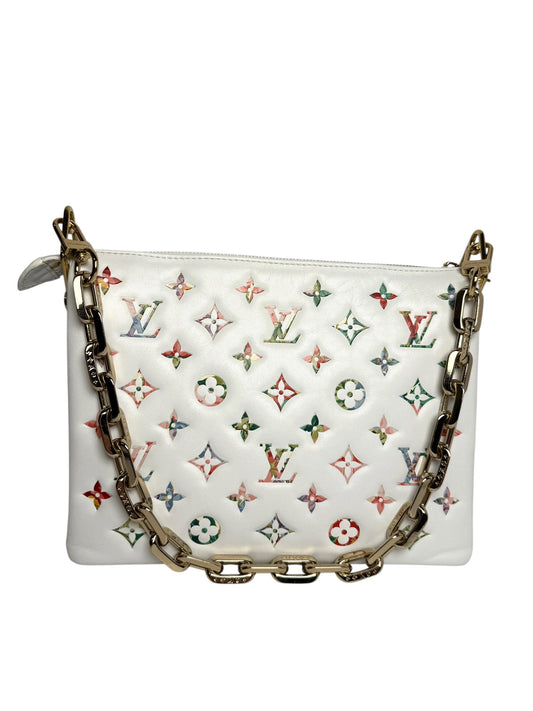 Louis Vuitton White Coussin Chain Bag
