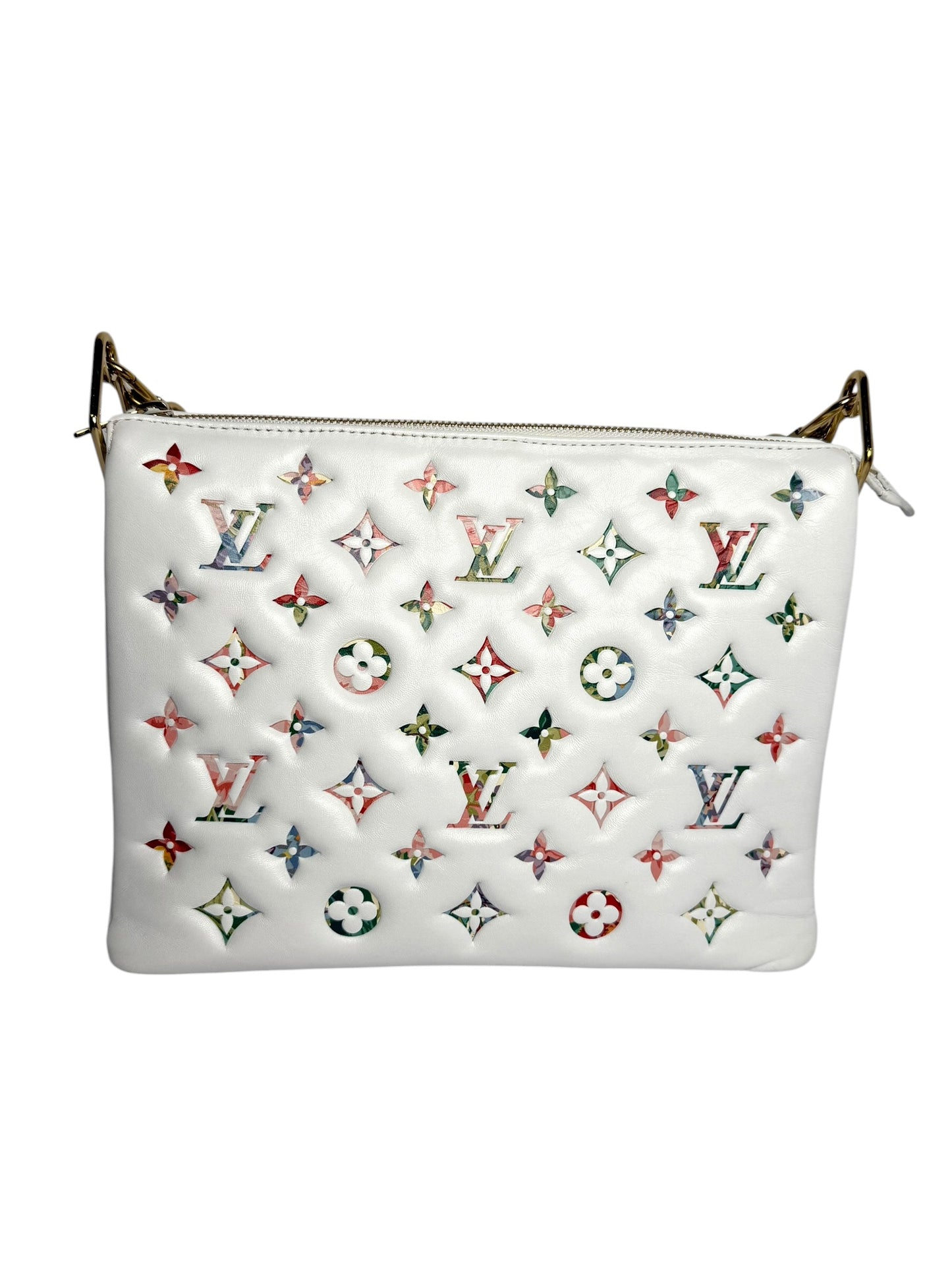 Louis Vuitton White Coussin Chain Bag