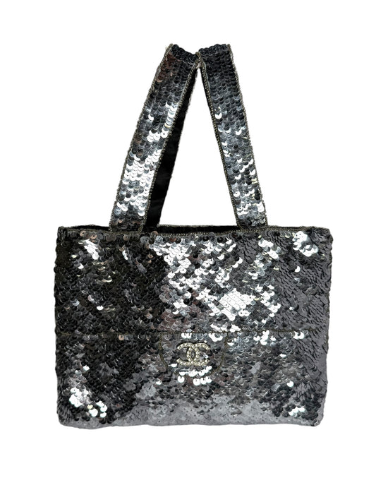 Chanel Sequin Trompe Mini Tote