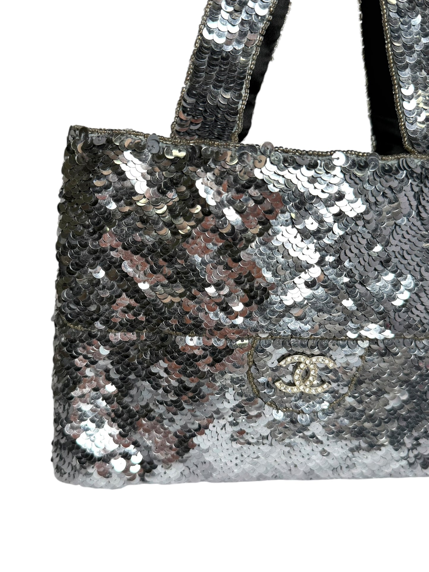 Chanel Sequin Trompe Mini Tote