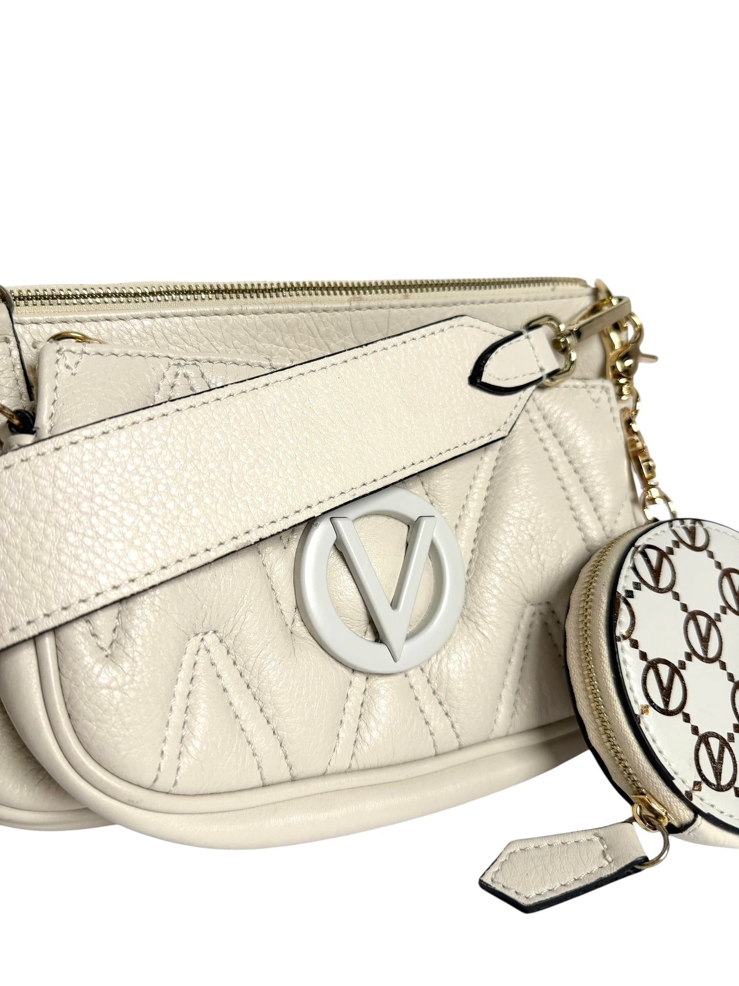 Valentino Mario 3-in-1 White Shoulder Bag
