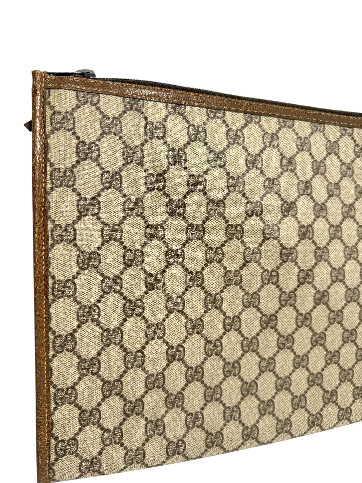Gucci Brown GG Document Case