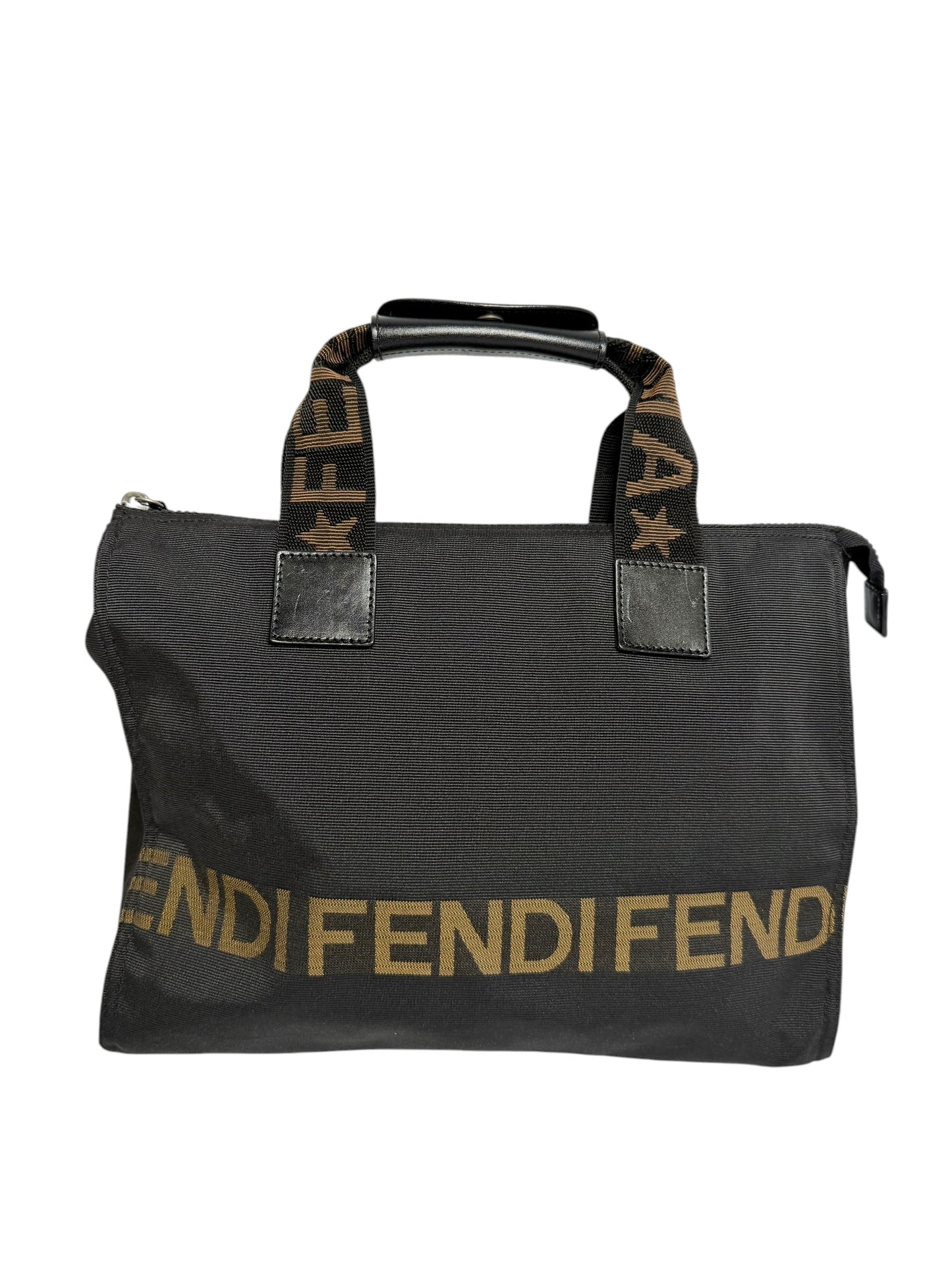 Fendi Black Nylon Small Tote