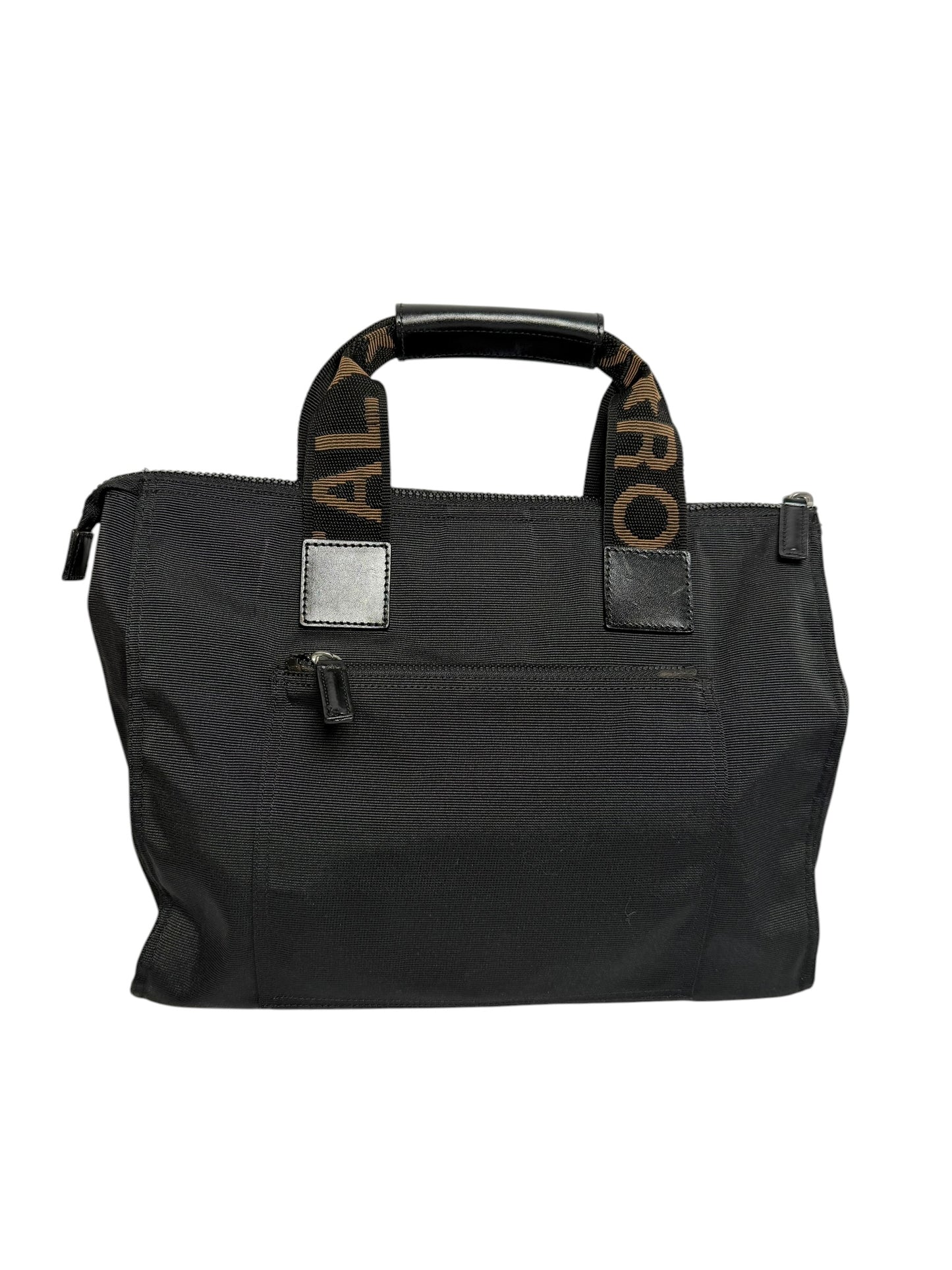 Fendi Black Nylon Small Tote