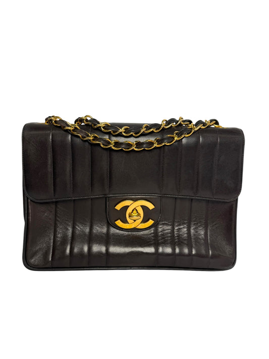 Chanel Vintage Single Flap Vertical Quilting