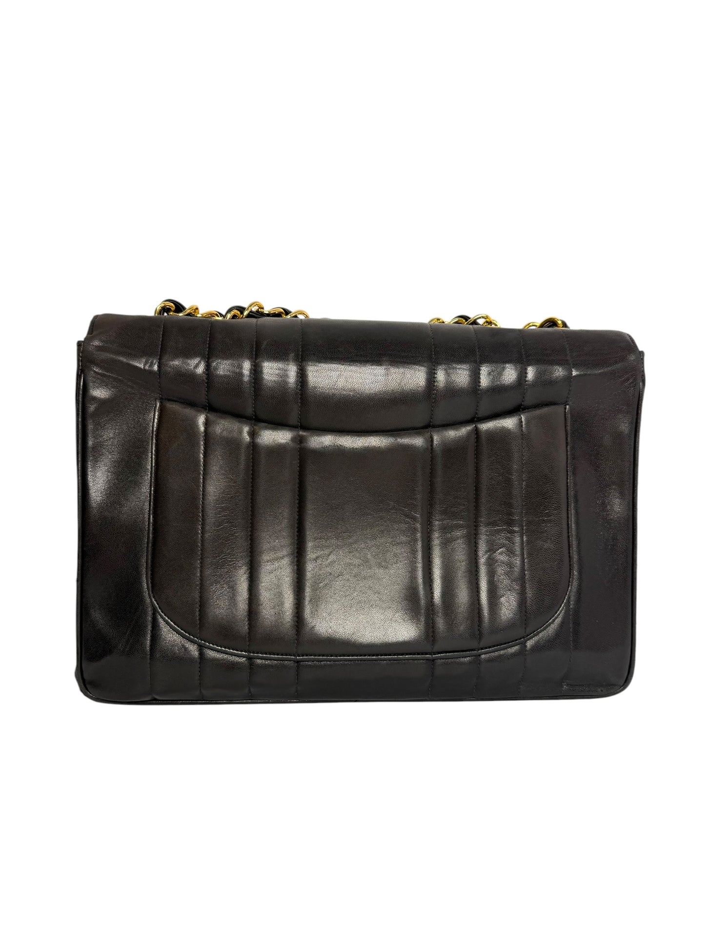Chanel Vintage Single Flap Vertical Quilting