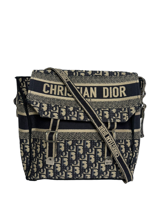 Christian Dior Oblique Medium Diorcamp Messenger Blue