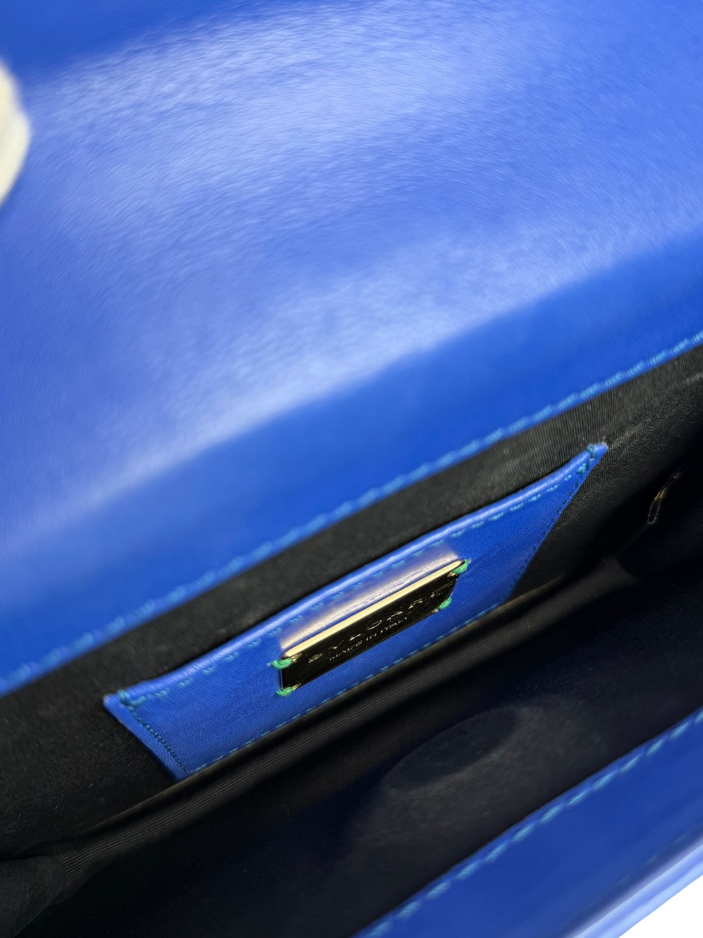 Bvlgari Blue Stingray and Calfskin Serpenti Forever Crossbody
