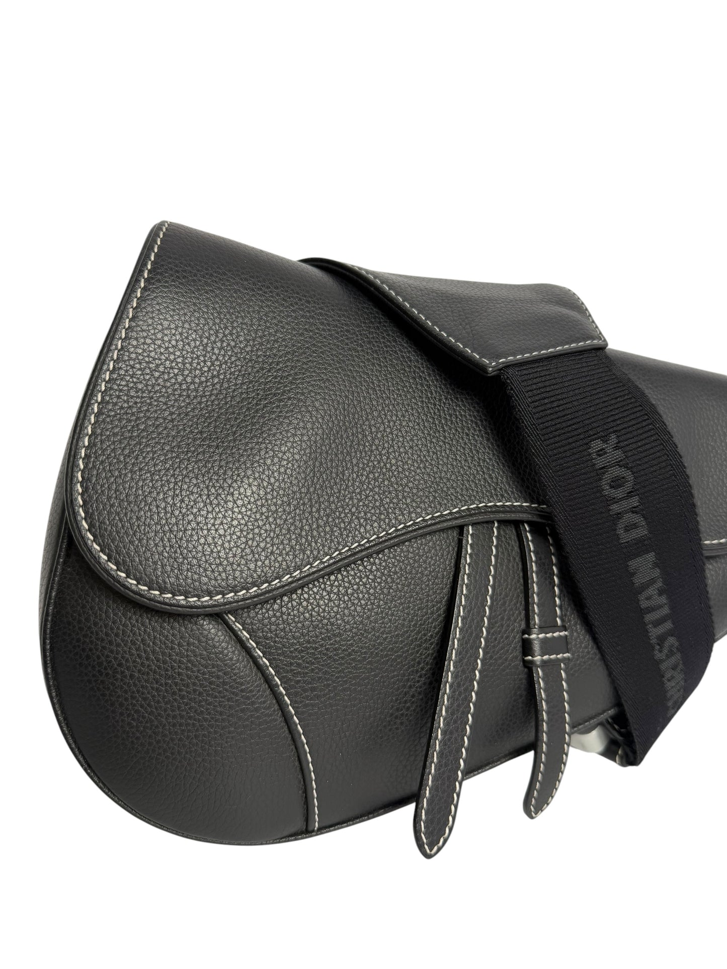 Dior Black Leather Messenger