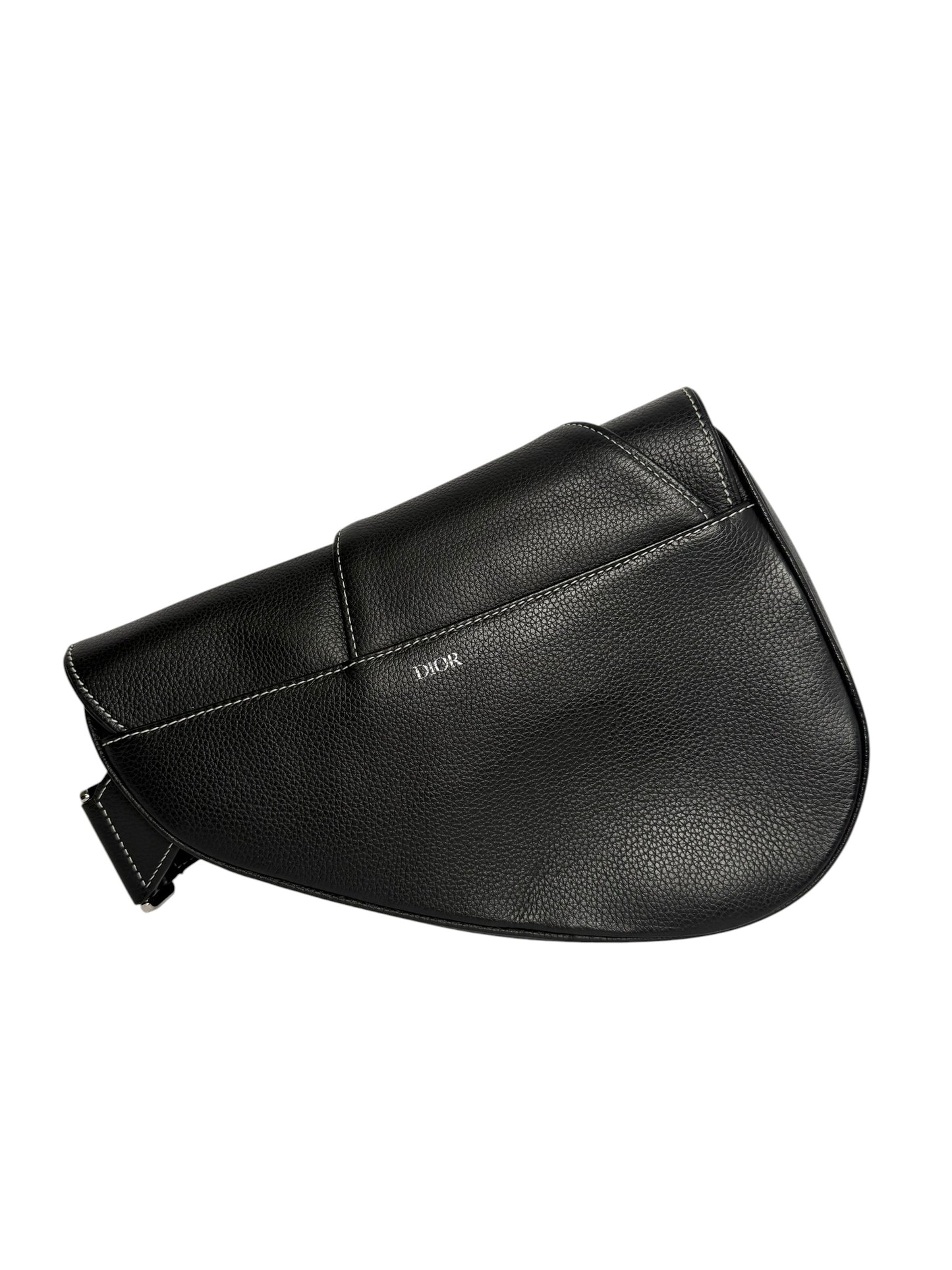 Dior Black Leather Messenger