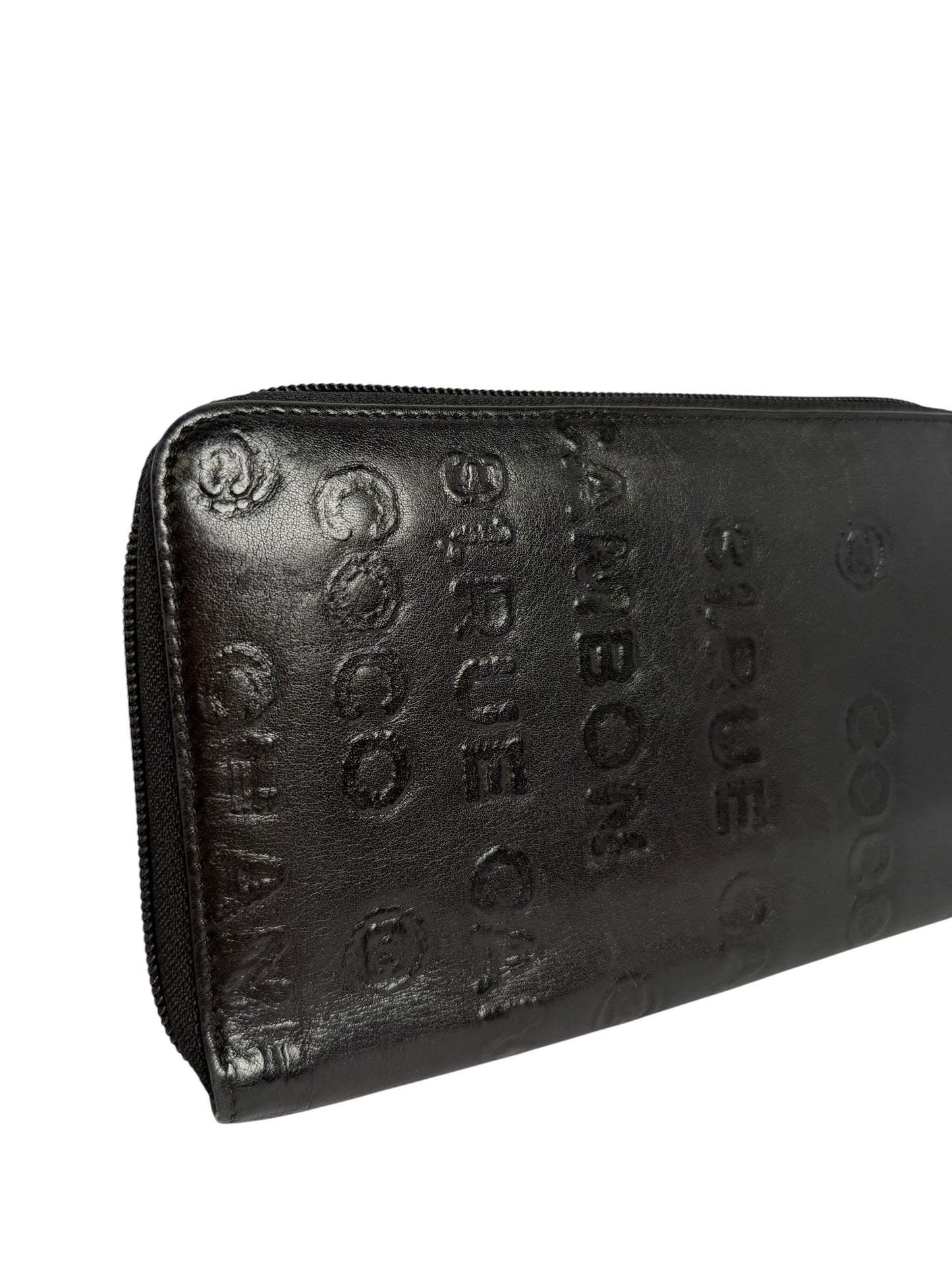 Chanel Black Embossed 31 Rue Cambon Wallet