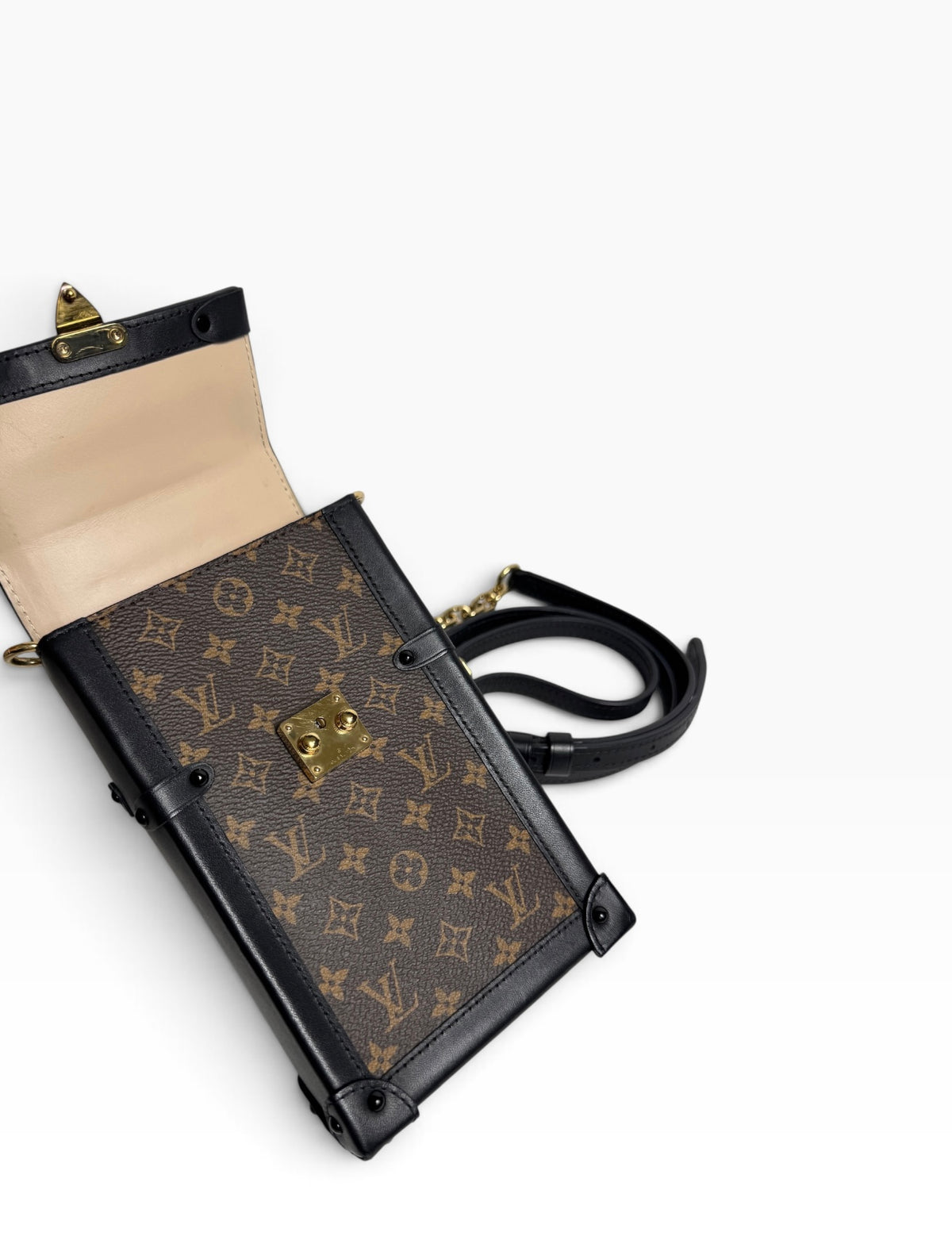 Louis Vuitton Vertical Trunk Pochette Crossbody T8892