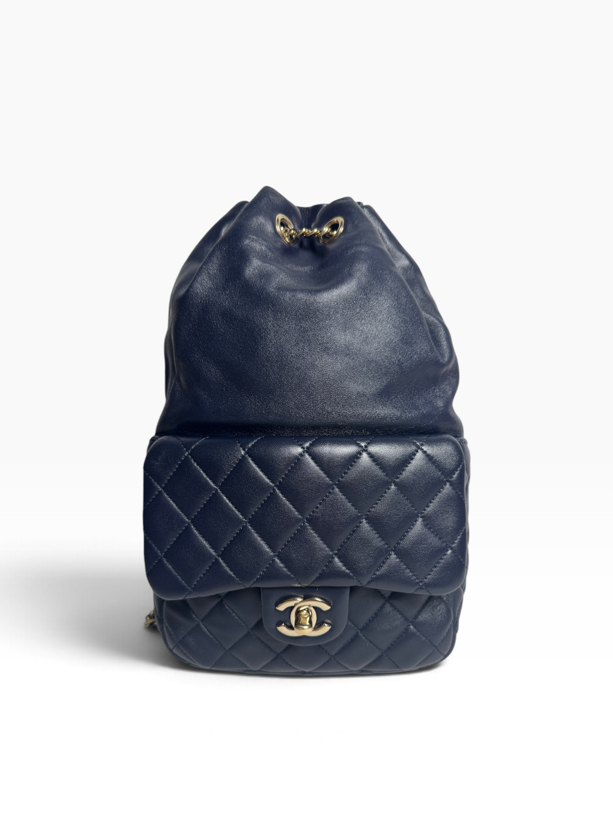 Chanel Mini In Seoul Navy Backpack GHW T8895