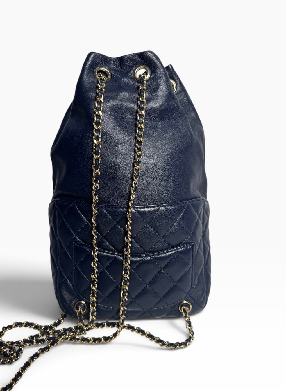 Chanel Mini In Seoul Navy Backpack GHW T8895