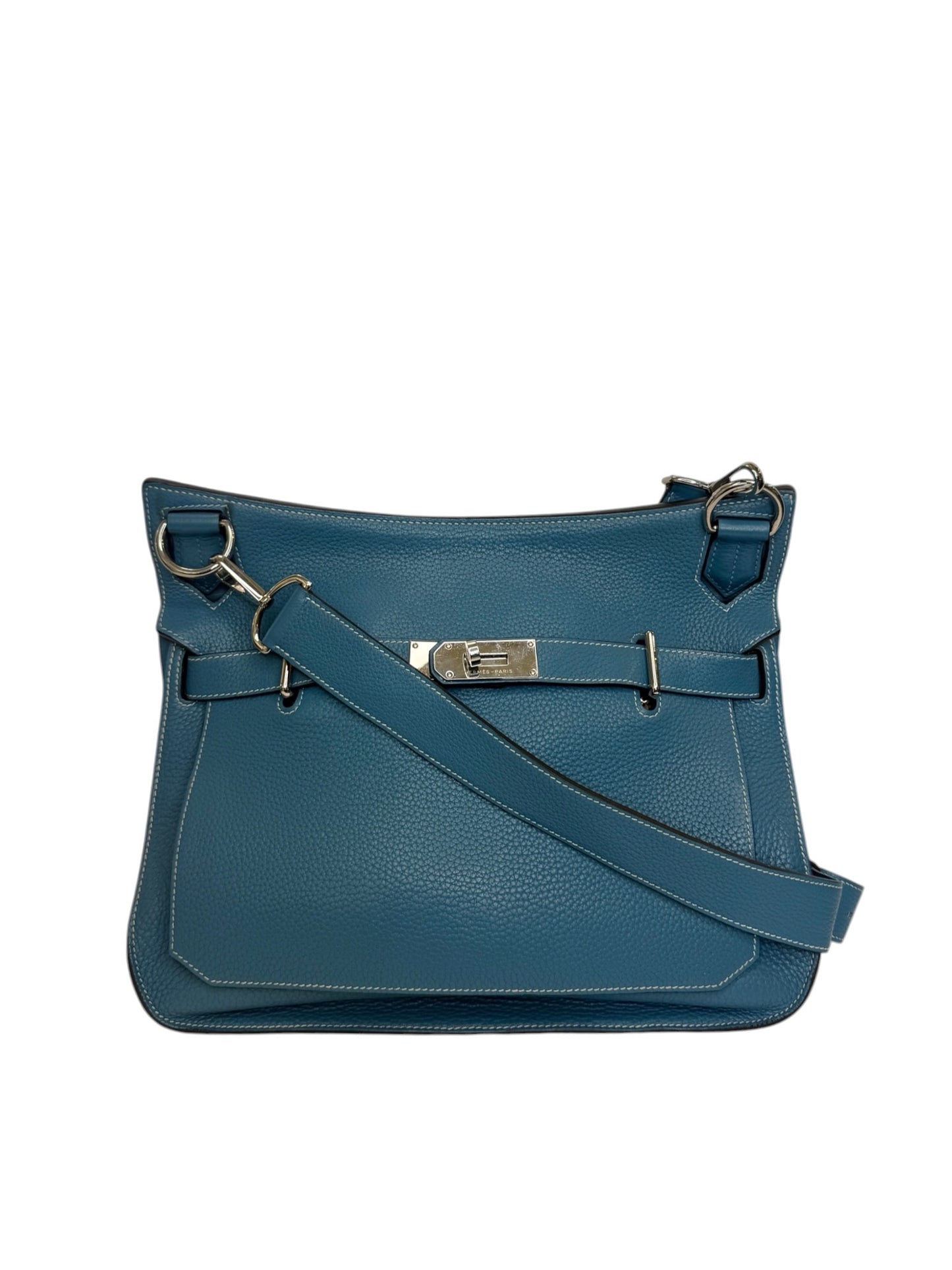 Hermes Blue Clemence Jypsiere T8101
