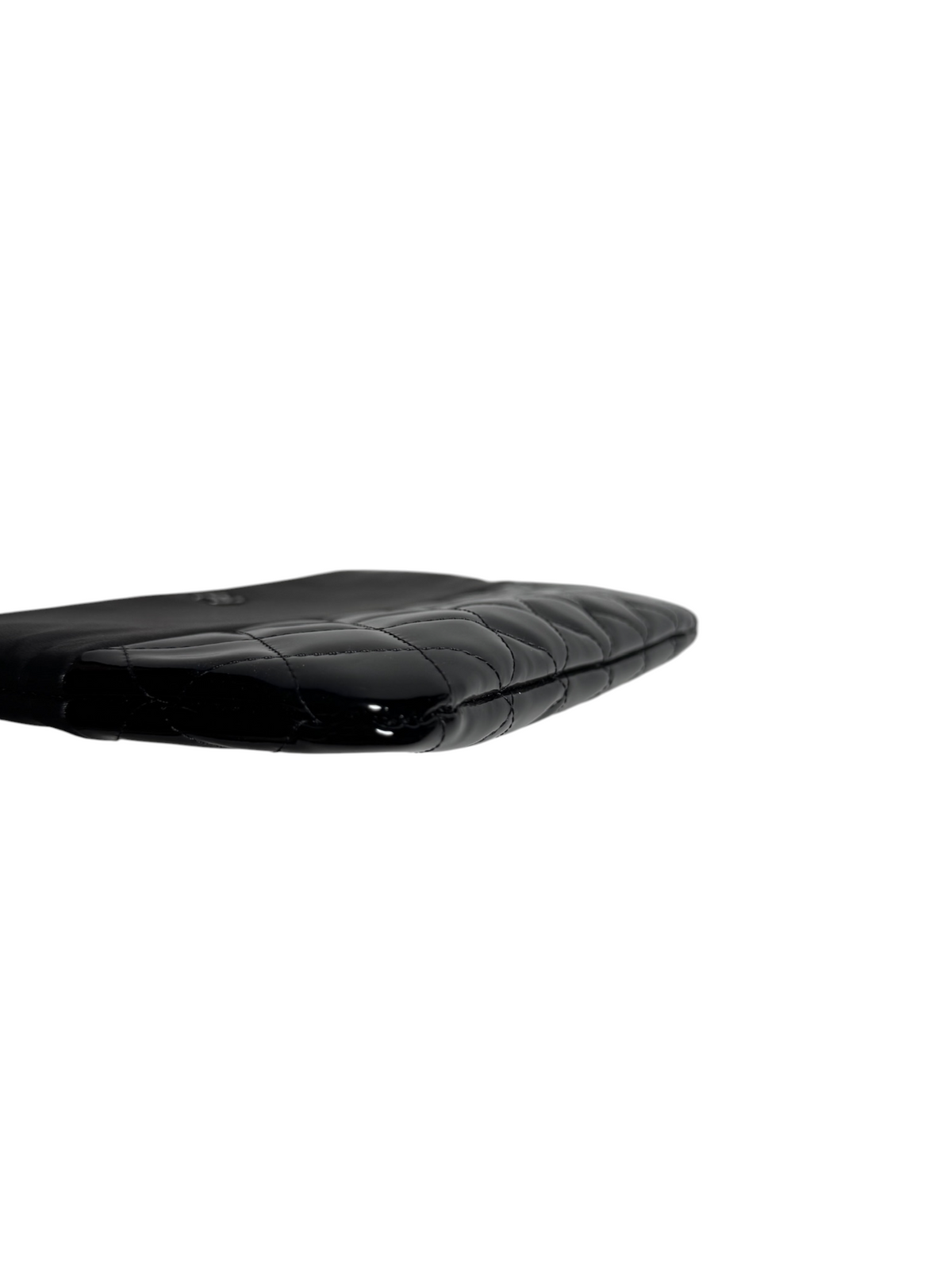 Chanel Zip Clutch Patent Lamb T9007