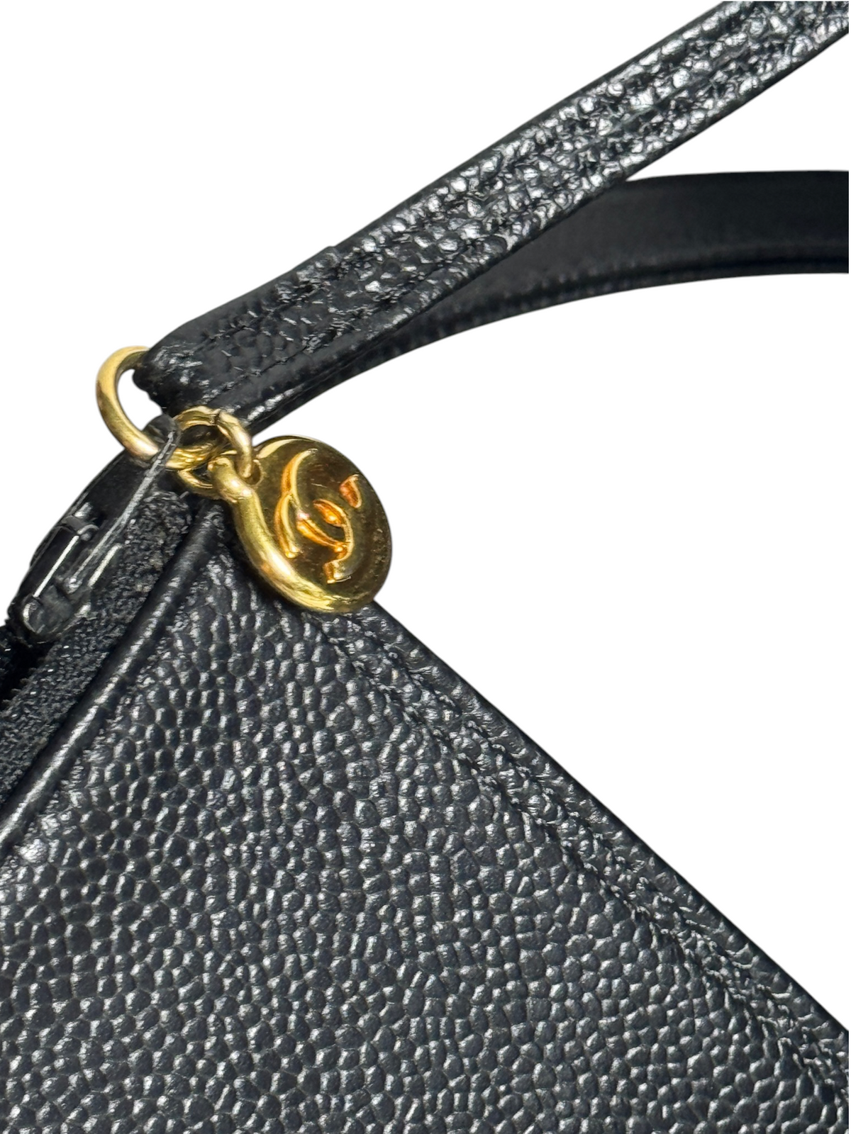 Chanel Black Caviar Vintage Backpack T9014