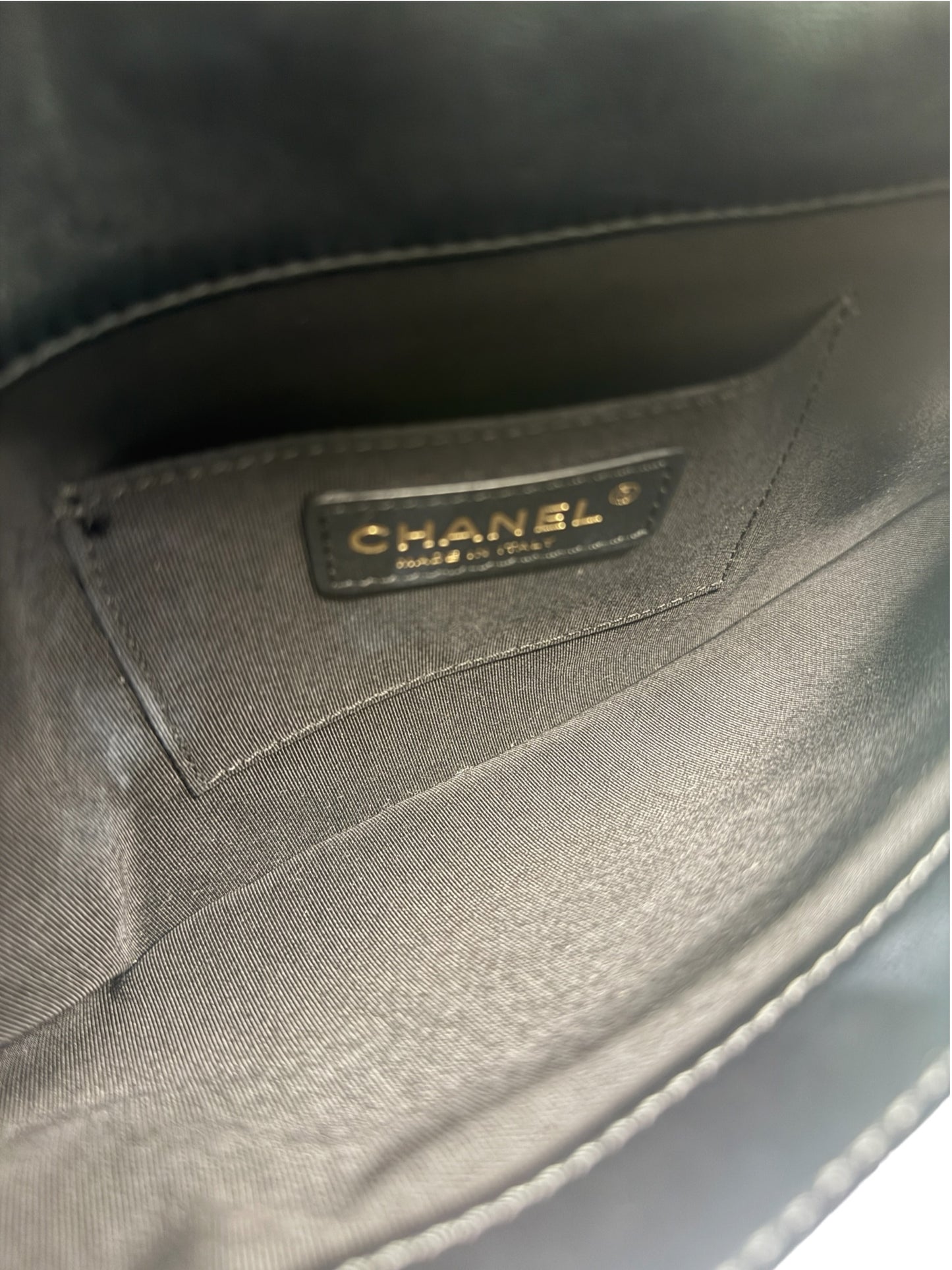 Chanel Black Lambskin Fold Up Again Clutch T8644