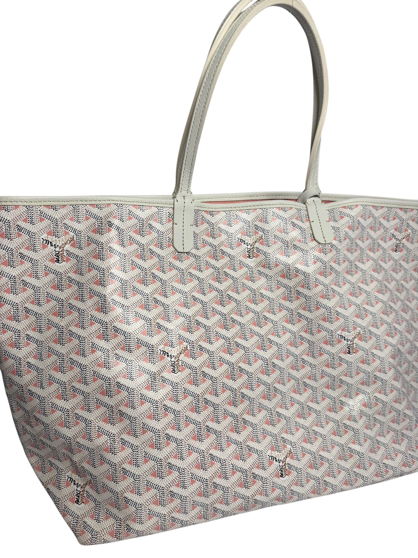 Goyard Pink and White St Louis PM