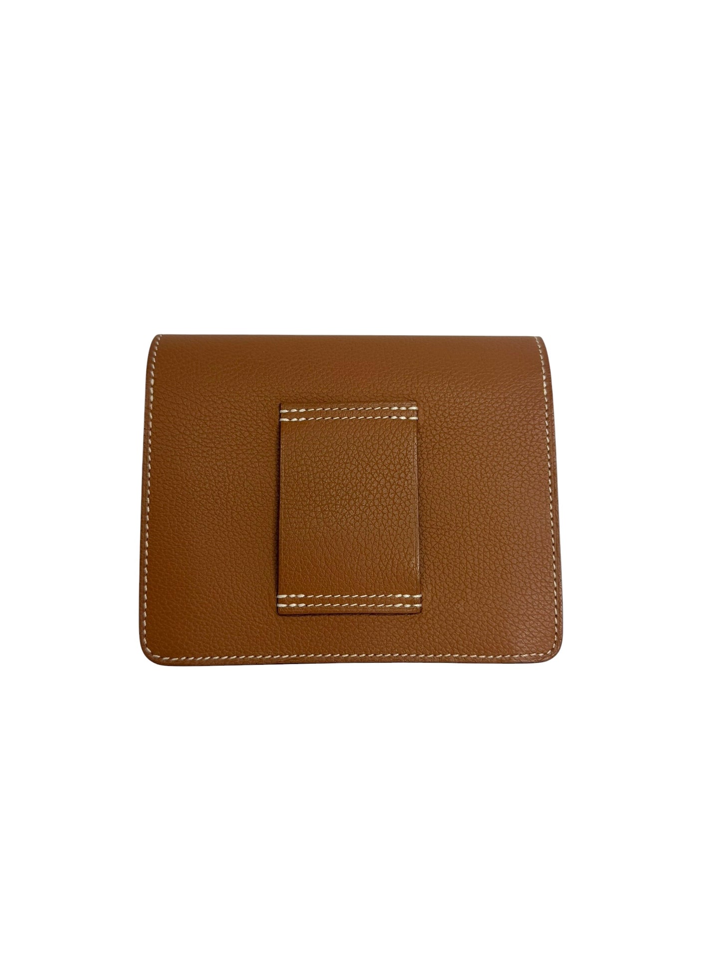 Hermes Gold Roulis Slim Wallet T8743