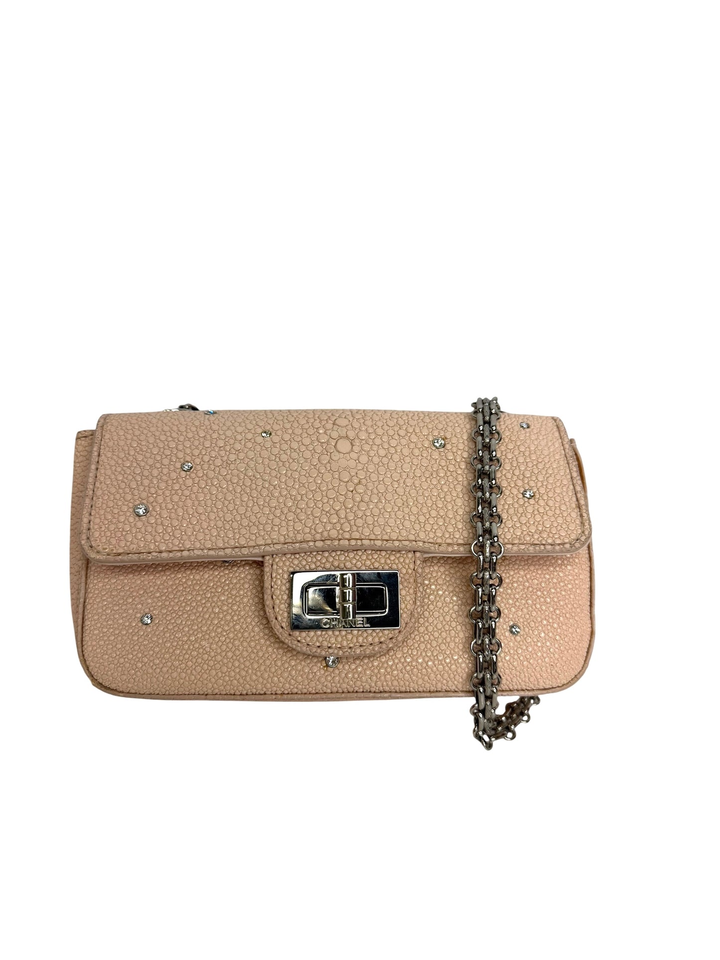 Chanel Pink Stingray Reissue Micro T8823