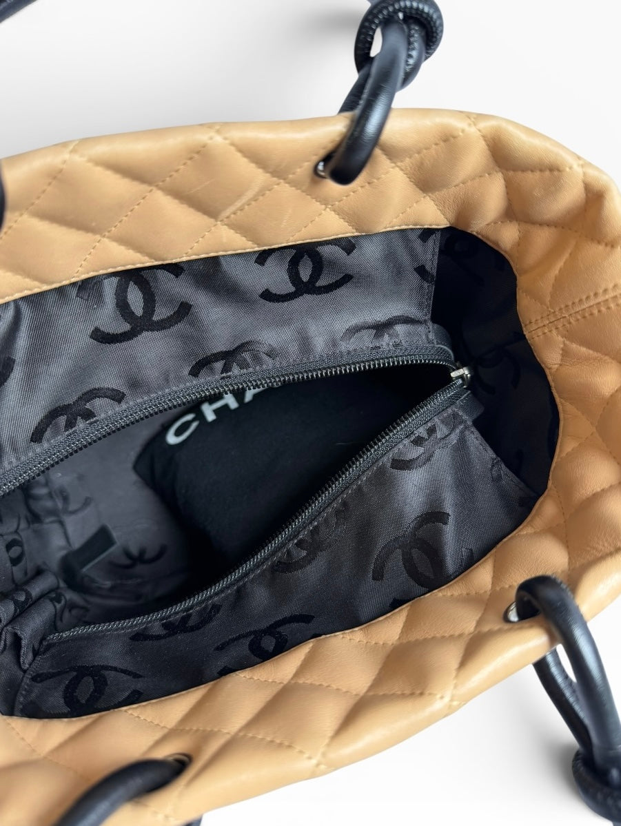 Chanel Small Beige Cambon Tote