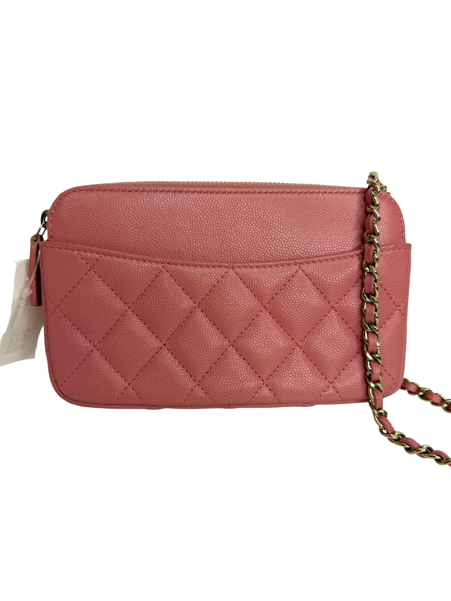 Chanel Pink Caviar Flap WOC T8757