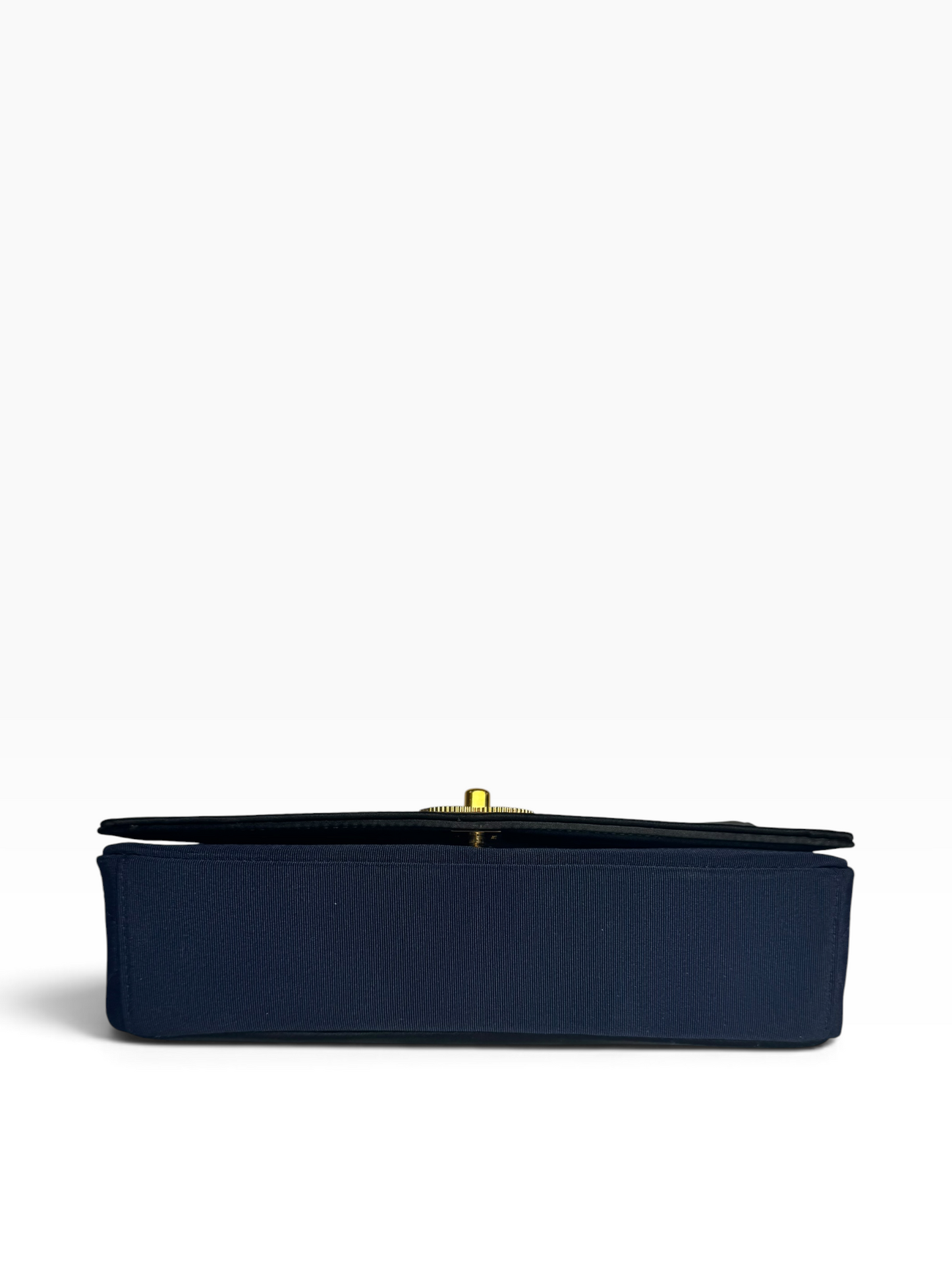 Chanel Navy Mademoiselle Satin T4575