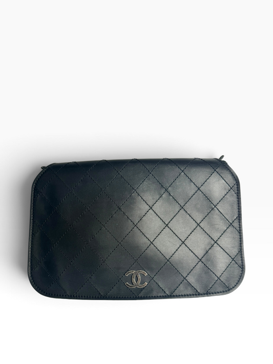 Chanel Mesh Jumbo Black RHW T1001