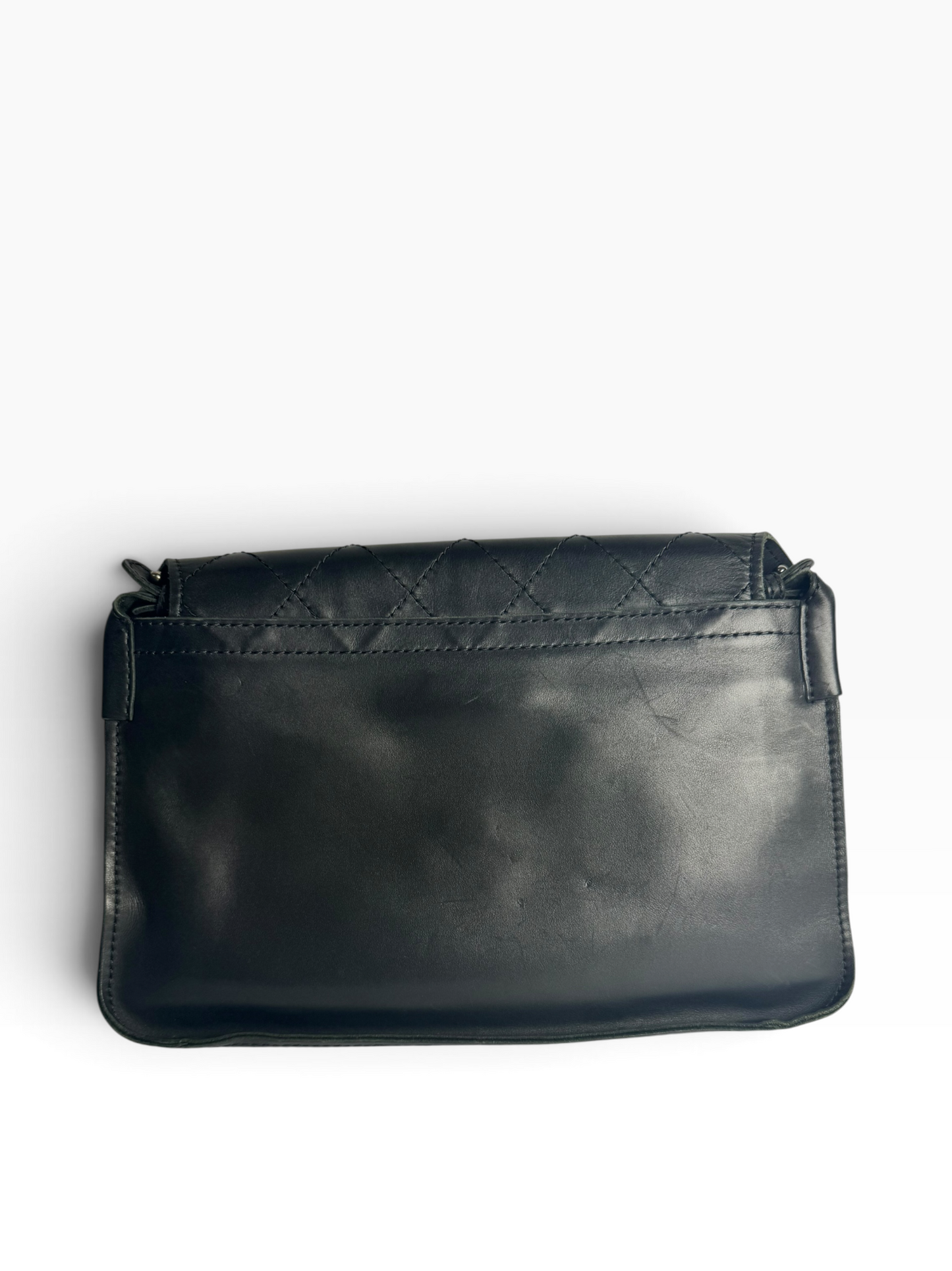Chanel Mesh Jumbo Black RHW T1001