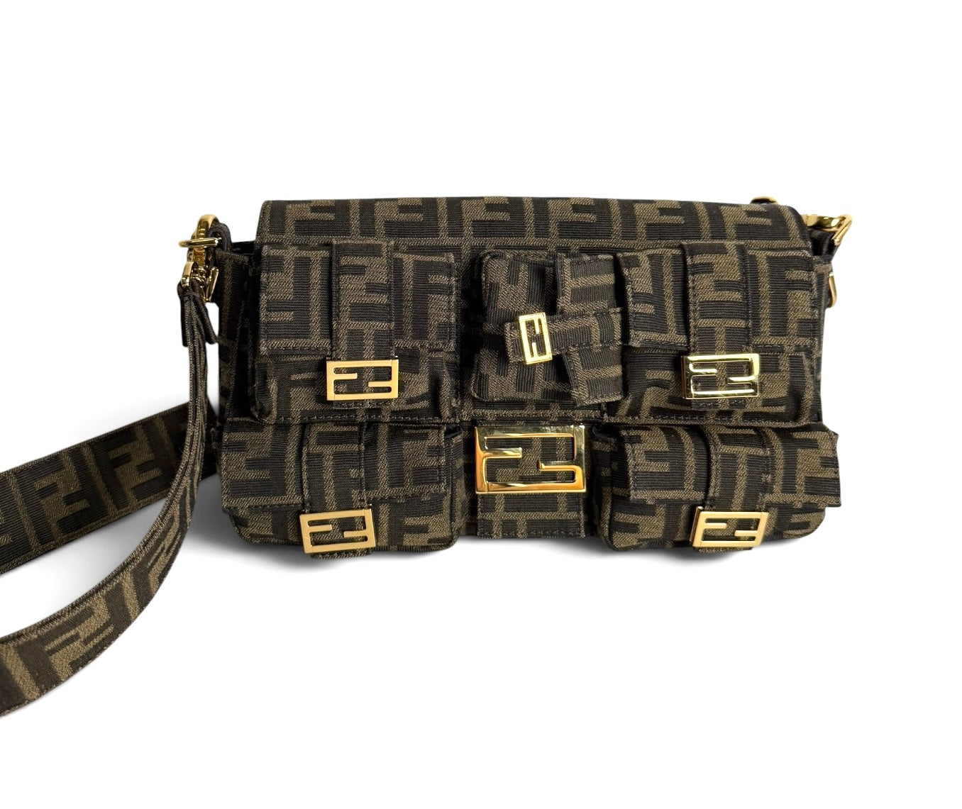 Fendi Baguette Zucca Multipocket