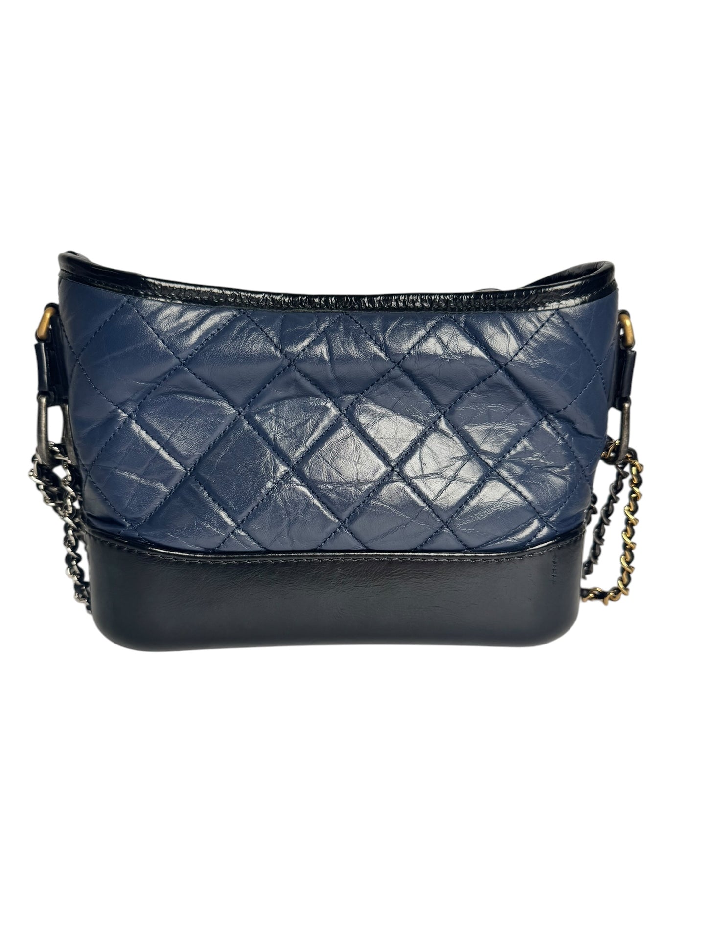 Chanel Gabrielle Medium Navy Black T7478