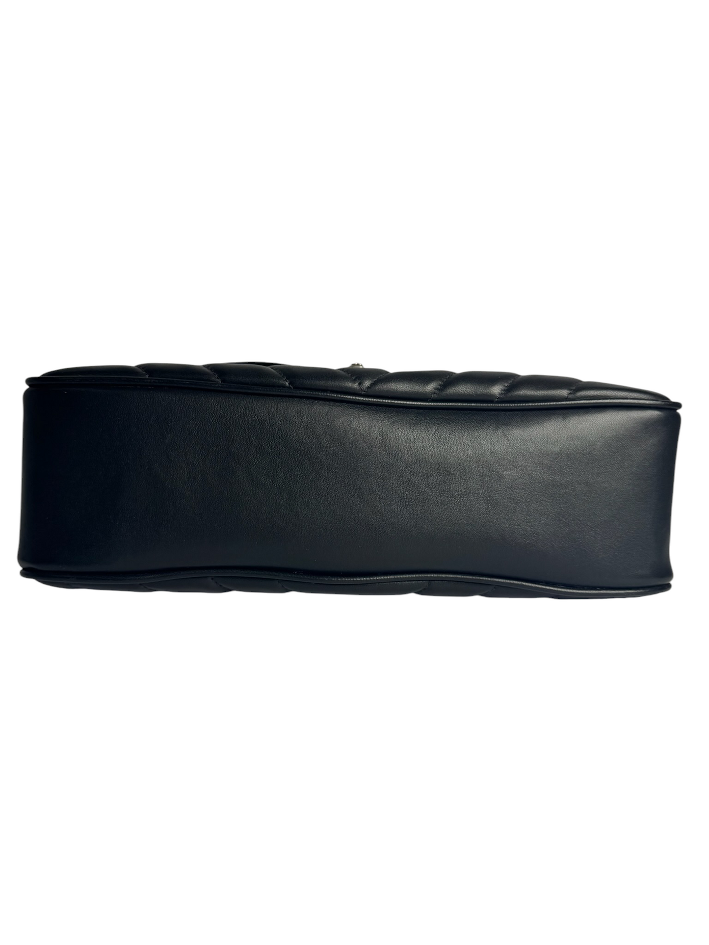 Chanel Leo Lion Black Chevron Leather Flap T4673