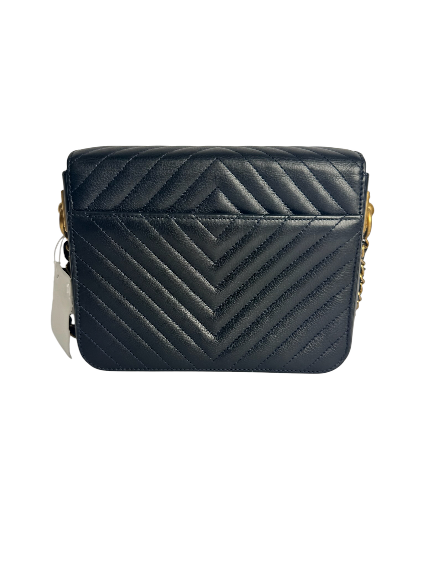 Chanel Small Rock The Corner Black Calfskin Crossbody T7289