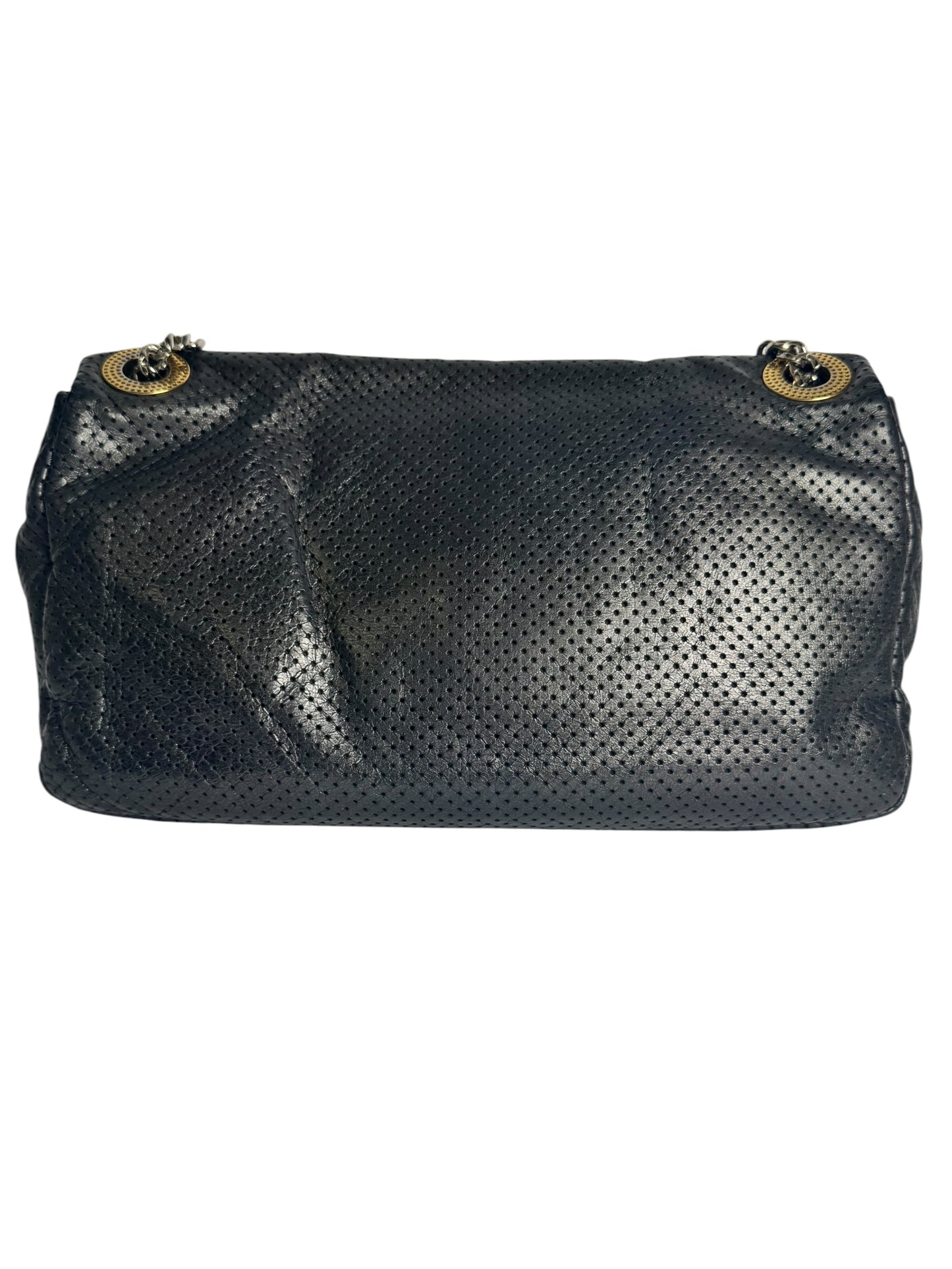 Chanel Gun Metal Perforated Reissue T9080