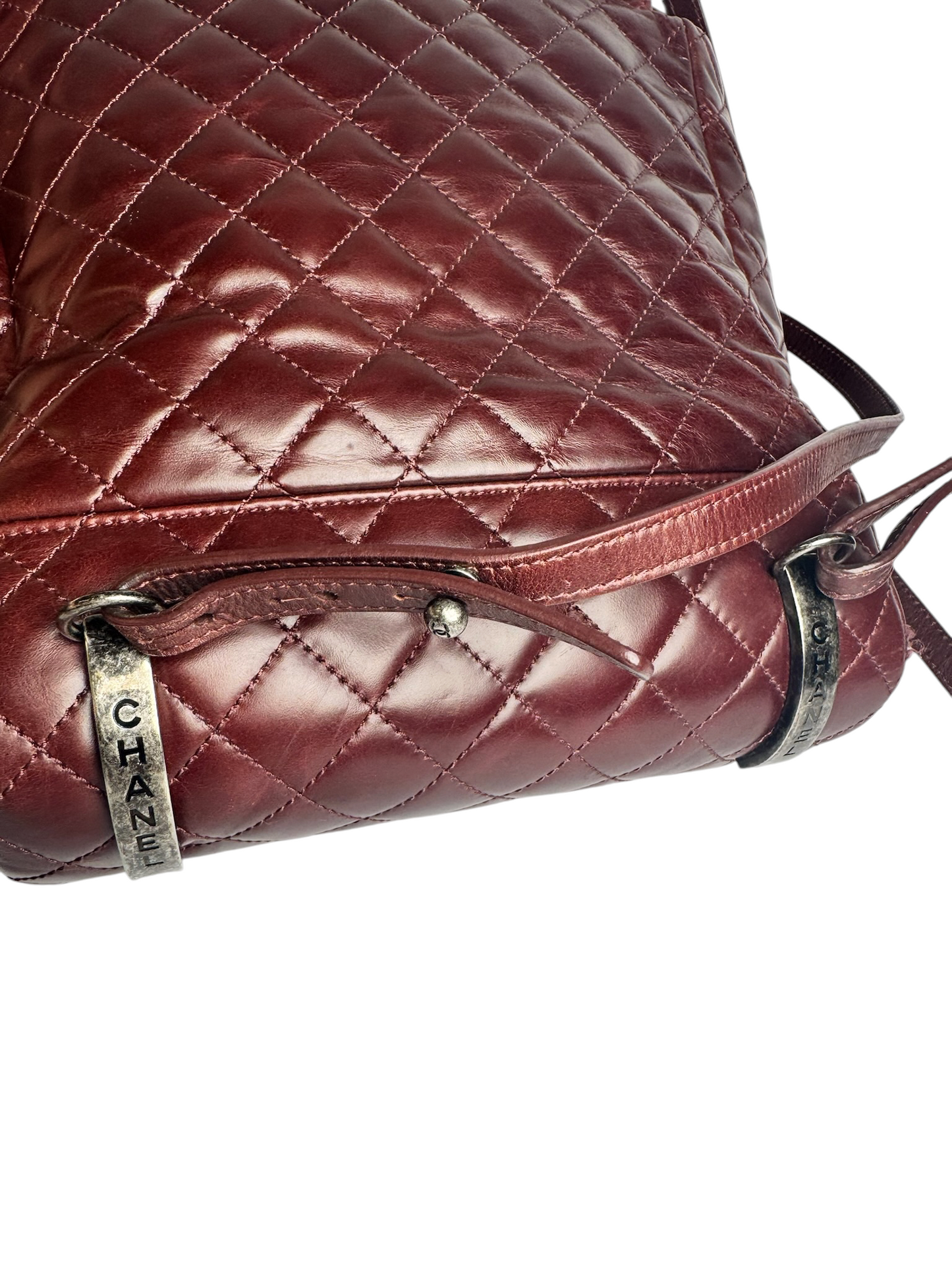 Chanel Burgundy Quilted Calfskin Mountain Backpack RHW T6488