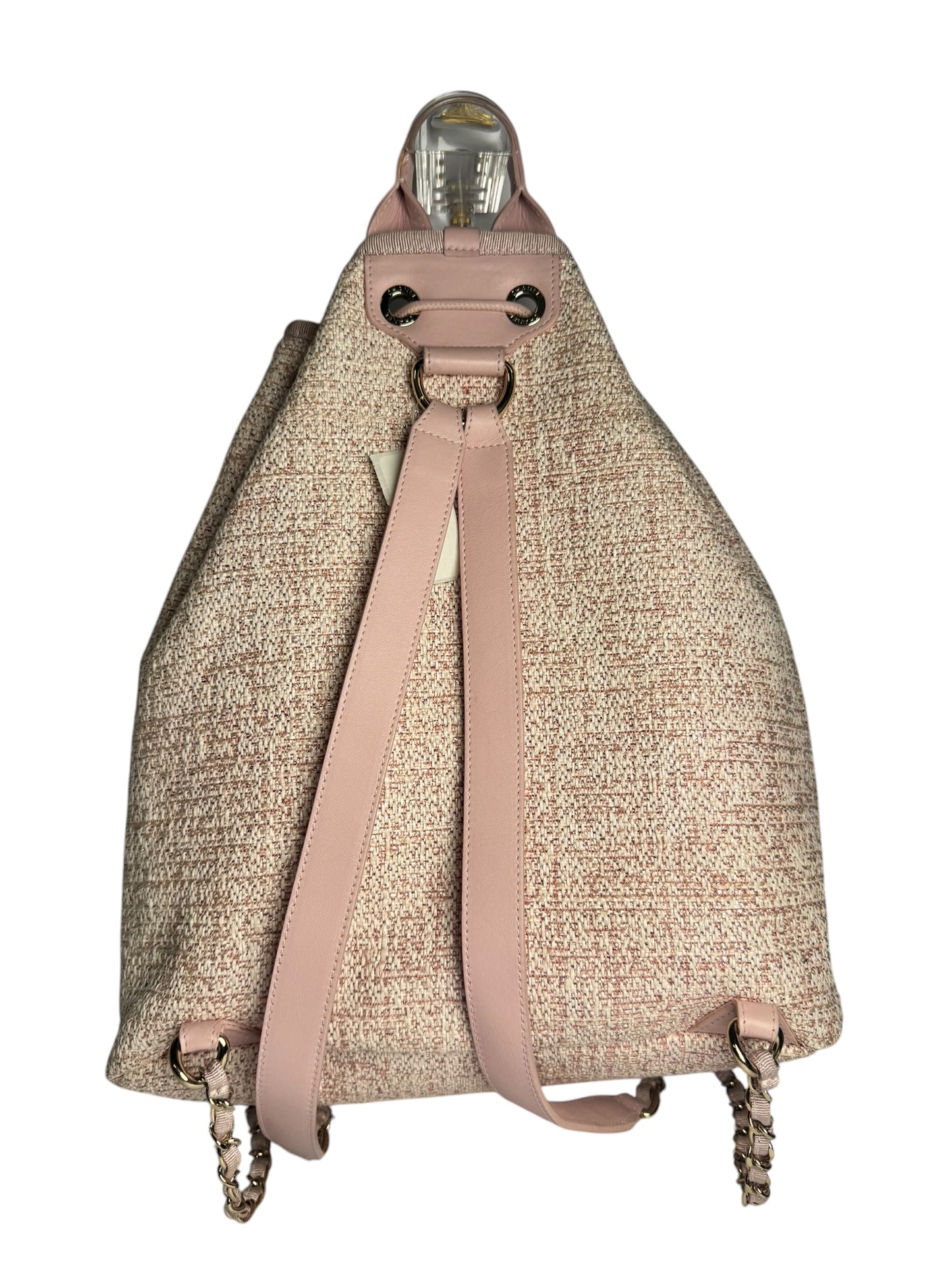Chanel Deauville Pink Bucket Bag T4561