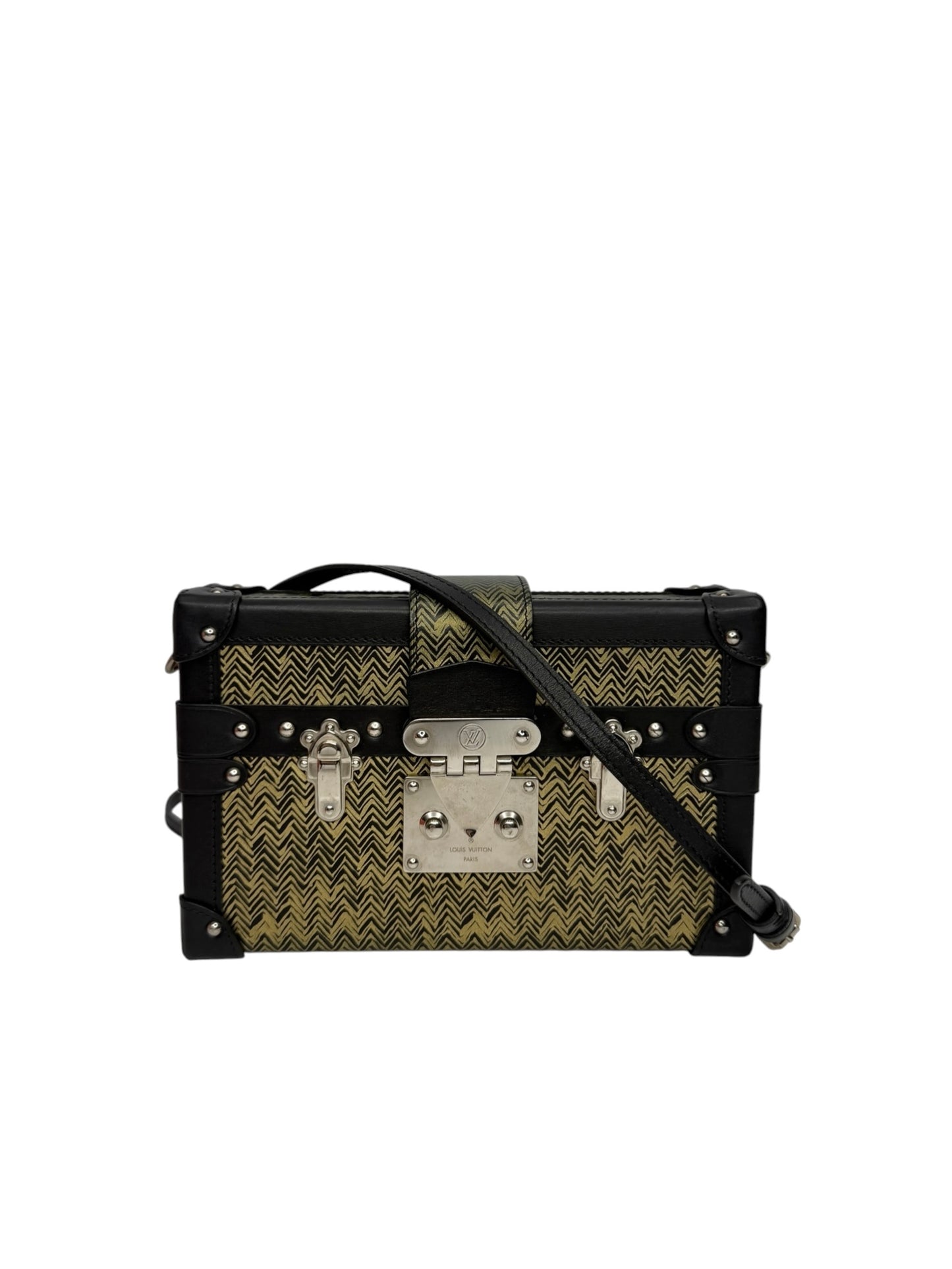 Louis Vuitton Epi Chevron Petite Malle T8693