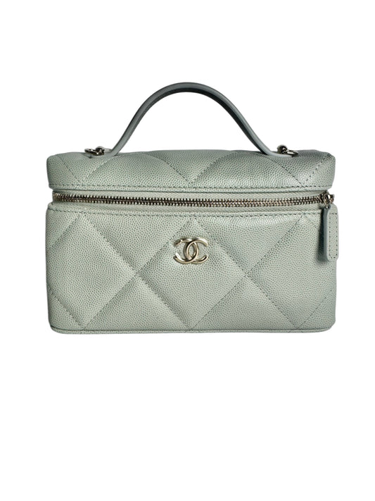 Chanel Mint Caviar Slim Vanity 2026 T8239