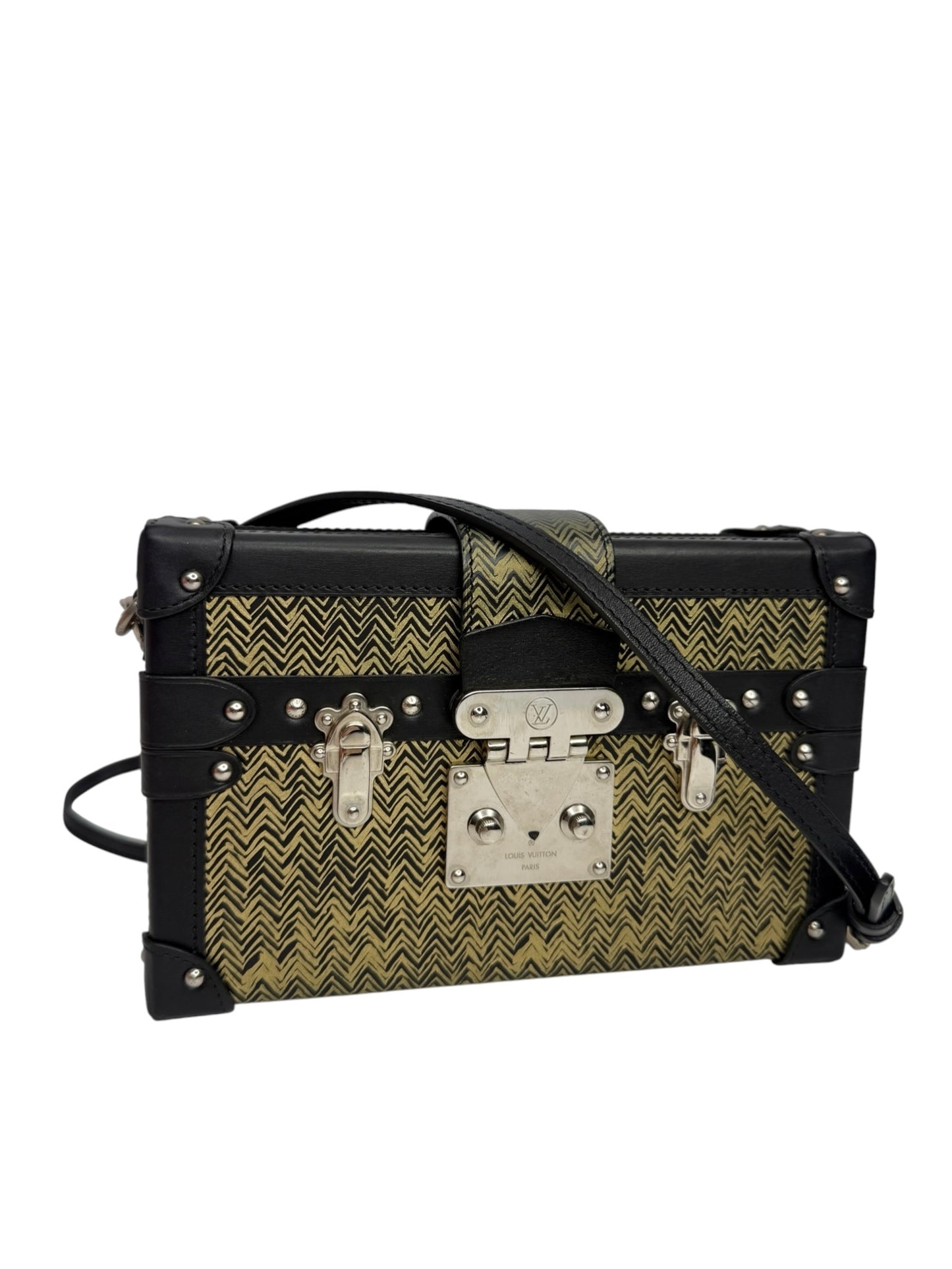 Louis Vuitton Epi Chevron Petite Malle T8693